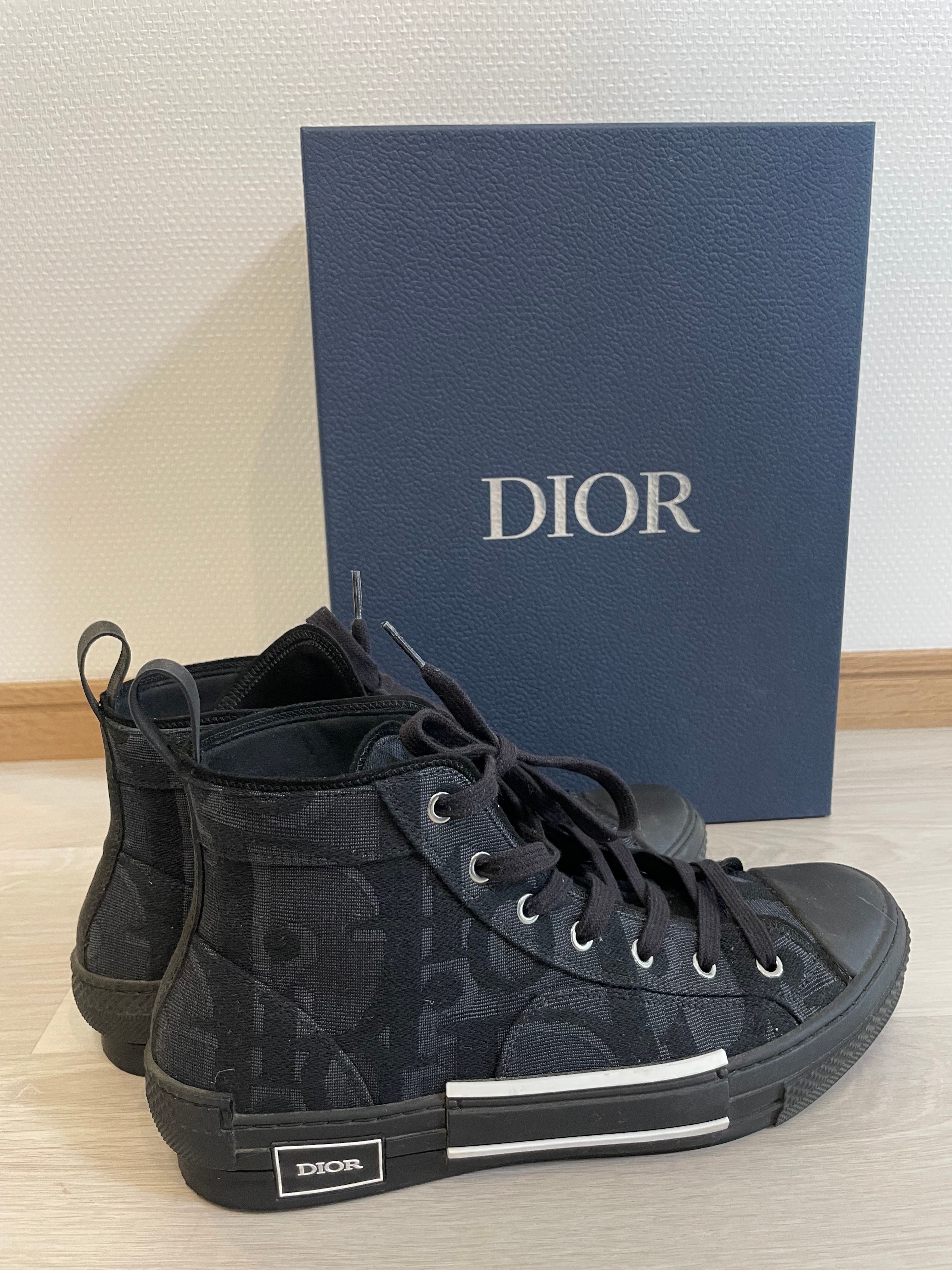 Dior B23 High Top Sneaker "Black"