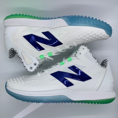 New Balance FuelCell Ohtani 1 Trainer Lab Work "White/Electric Jade/Bright Lapis" (Turf)