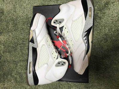 NIKE AIR JORDAN 5 RETRO "WHITE CET"