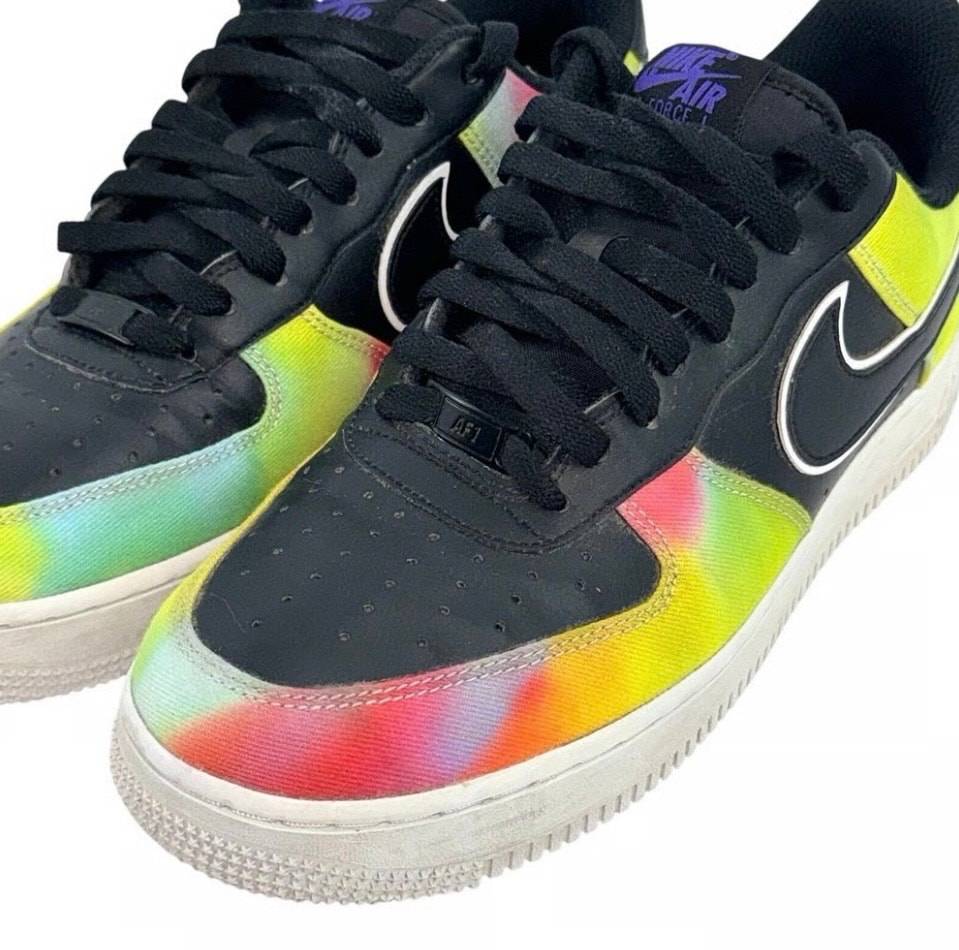 Nike Air Force 1 Low "Tie-Dye Black"