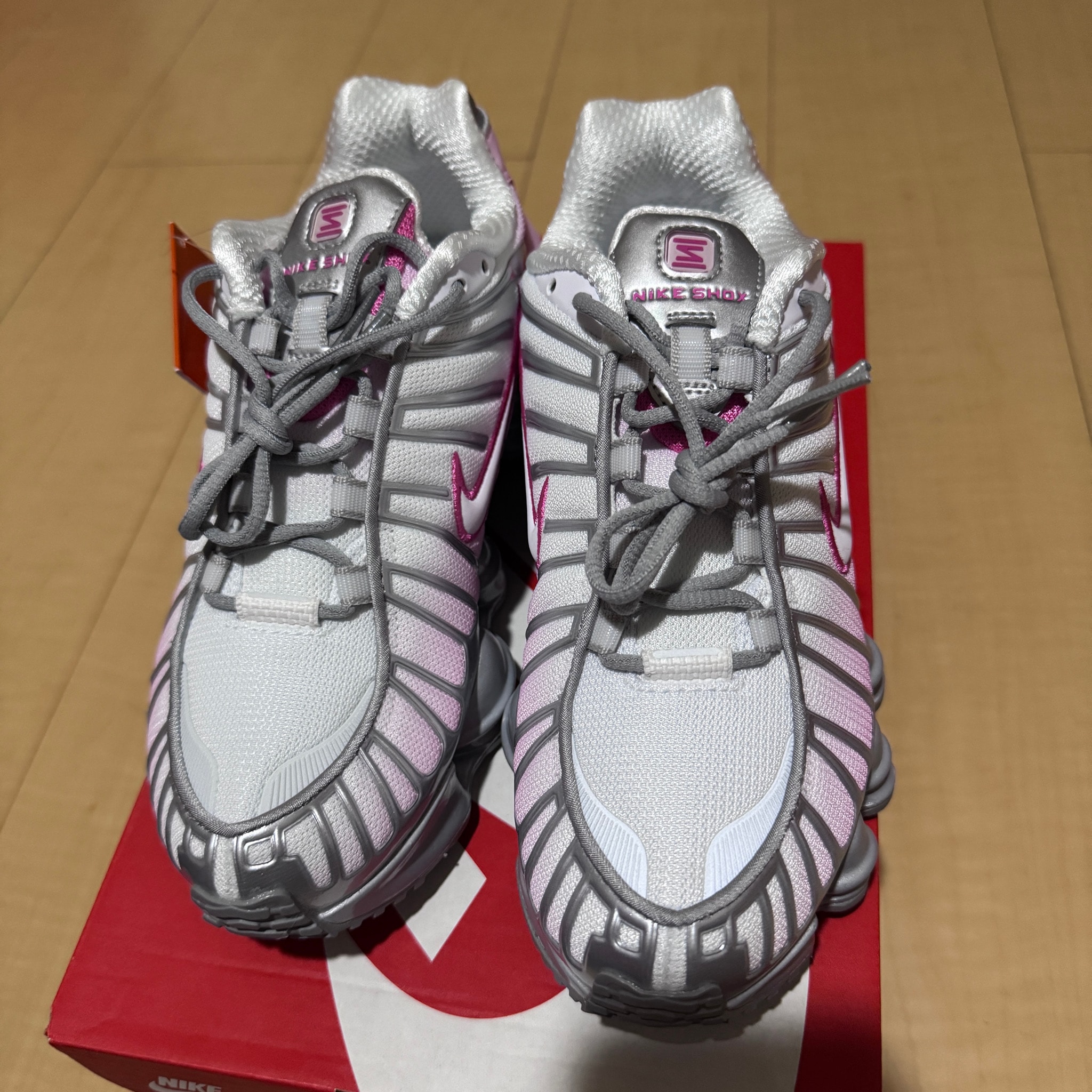 Nike Women's Shox TL "Metallic Platinum/Pinksicle"