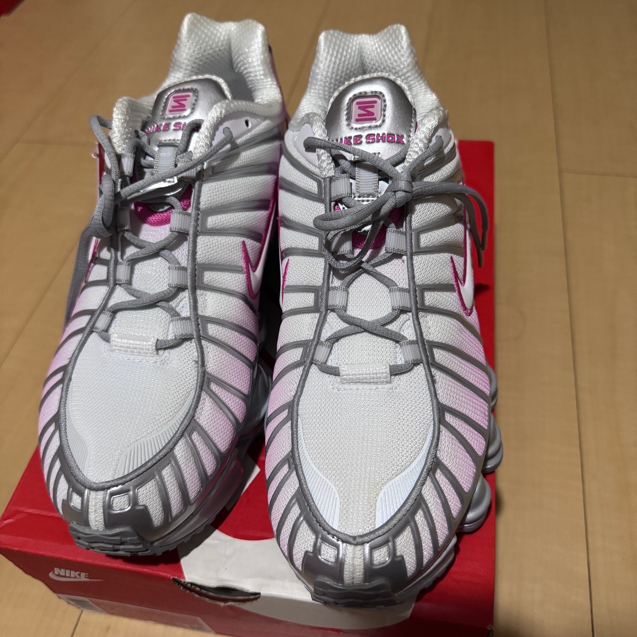 Nike Women's Shox TL "Metallic Platinum/Pinksicle"
