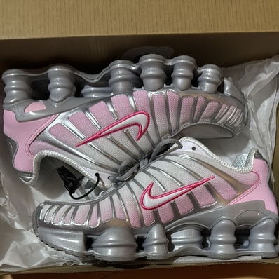 Nike Women's Shox TL "Metallic Platinum/Pinksicle"