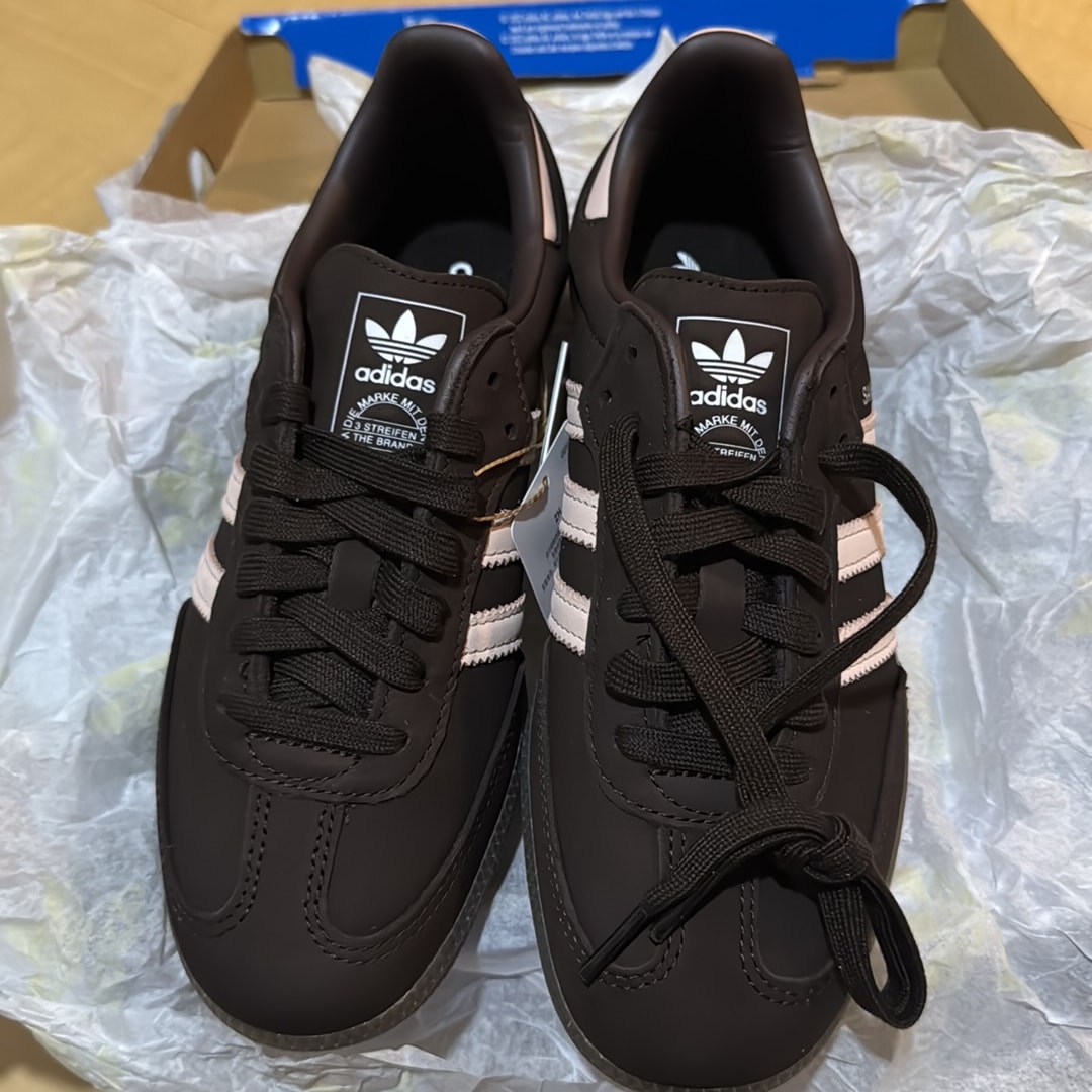 adidas Women's Samba OG "Aurora Coffee/Sandy Pink/Cloud White"