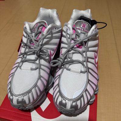 Nike Women's Shox TL "Metallic Platinum/Pinksicle"