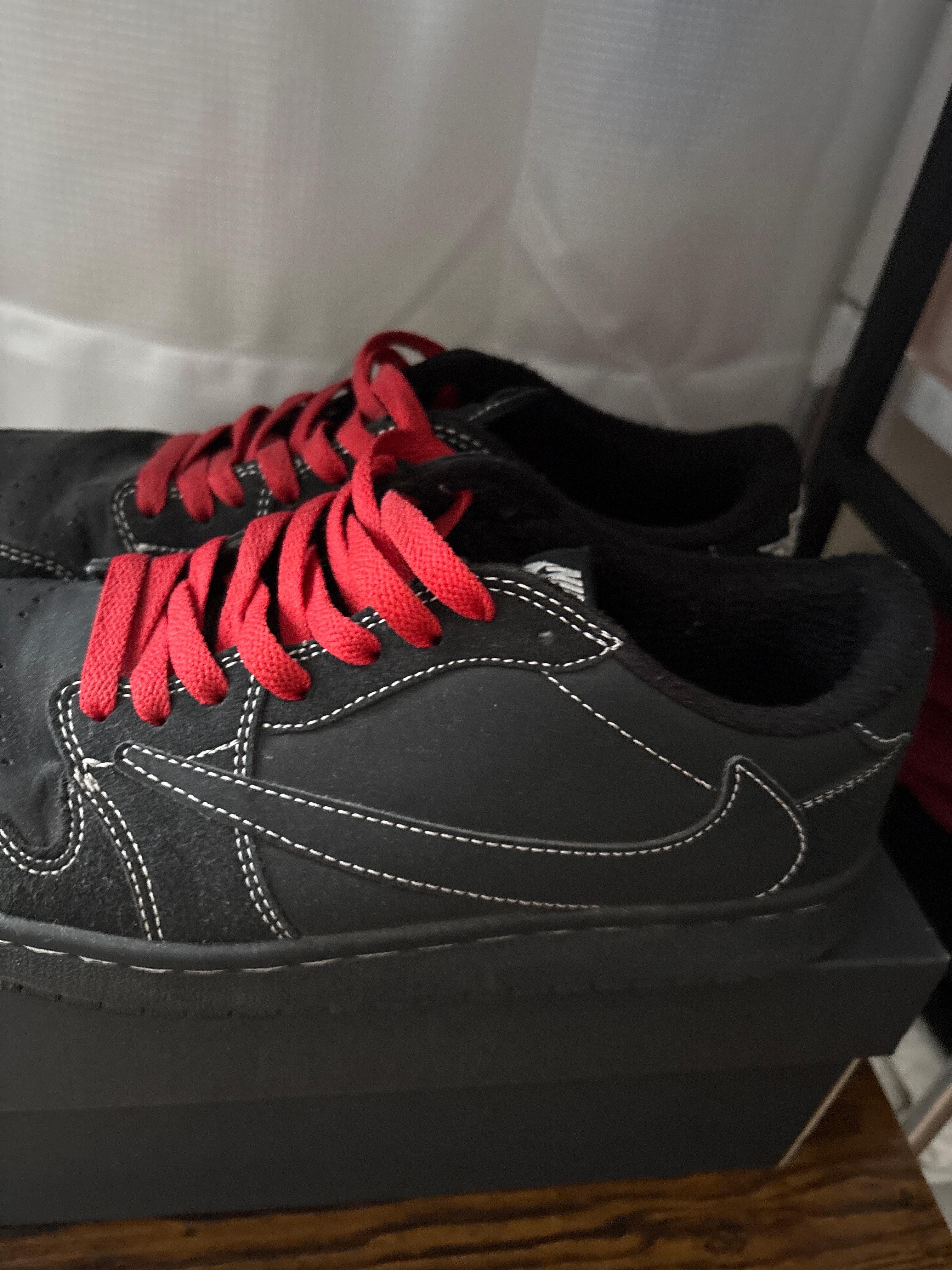 Travis Scott × Nike Air Jordan 1 Low OG SP "Black Phantom"