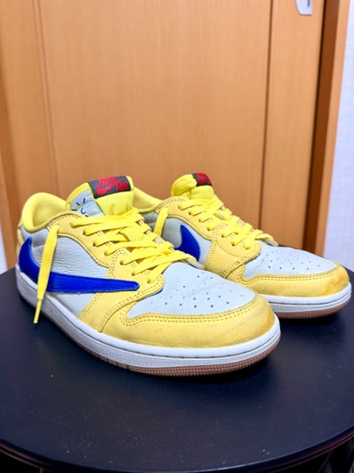 Travis Scott × Nike Women's Air Jordan 1 Retro Low OG "Canary"
