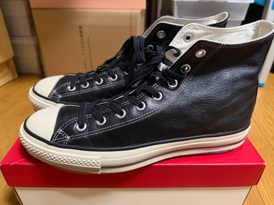 Converse Leather All Star J Hi "Black"