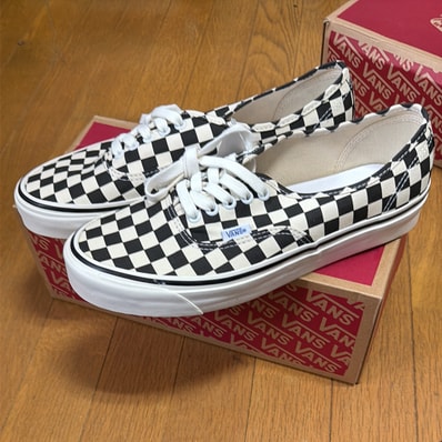 Vans Authentic 44 DX Anaheim Factory "Black/Checkerboard"