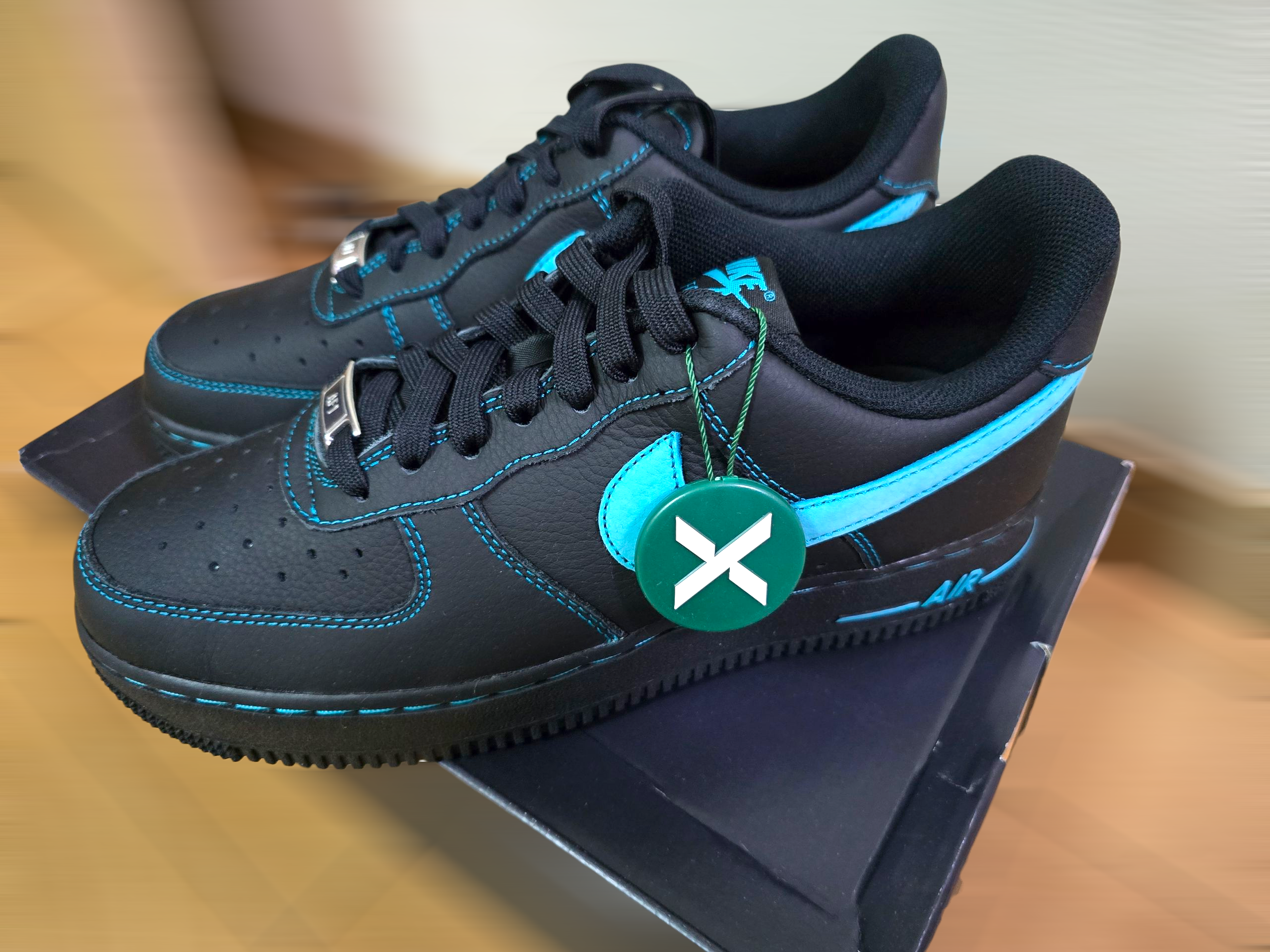 Nike Air Force 1 Low "Black Tiffany"