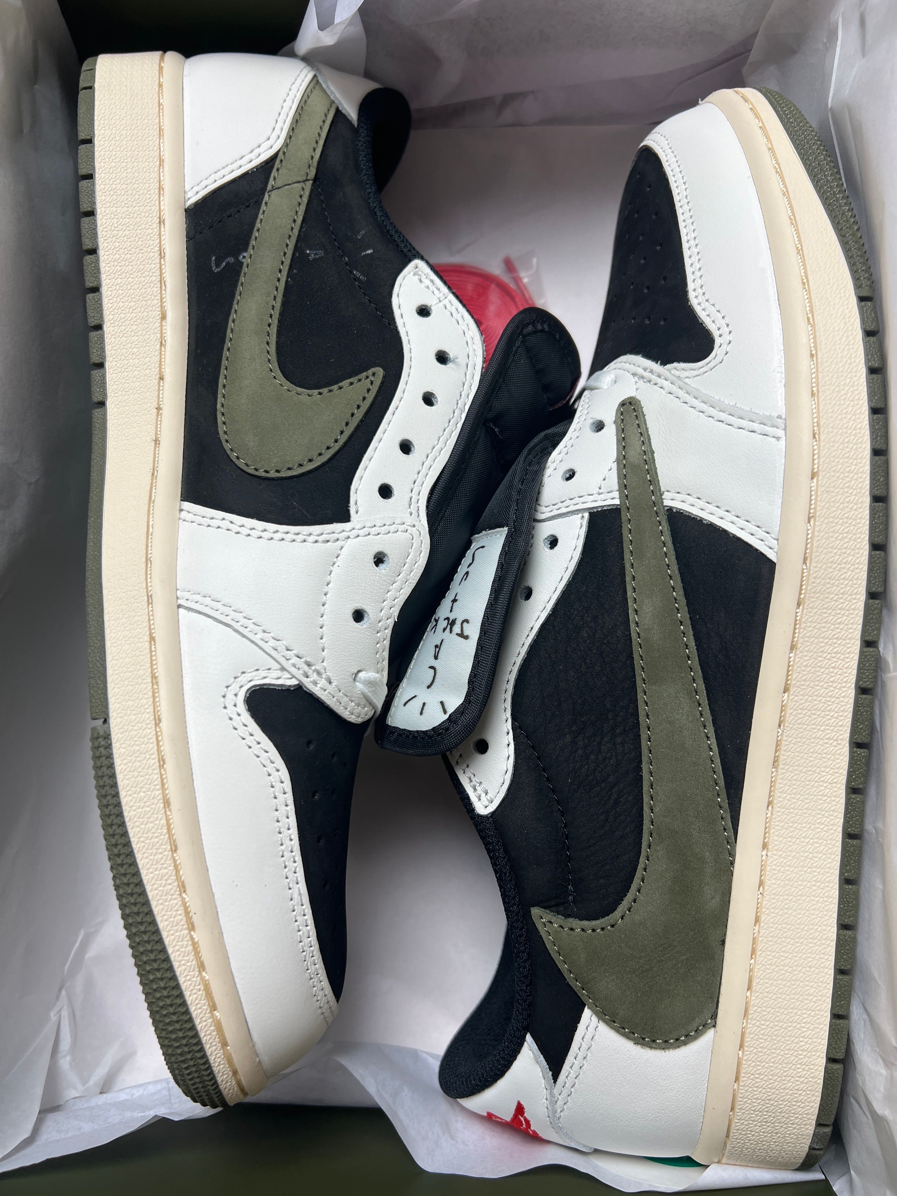 Travis Scott × Nike Women's Air Jordan 1 Low OG "Medium Olive"