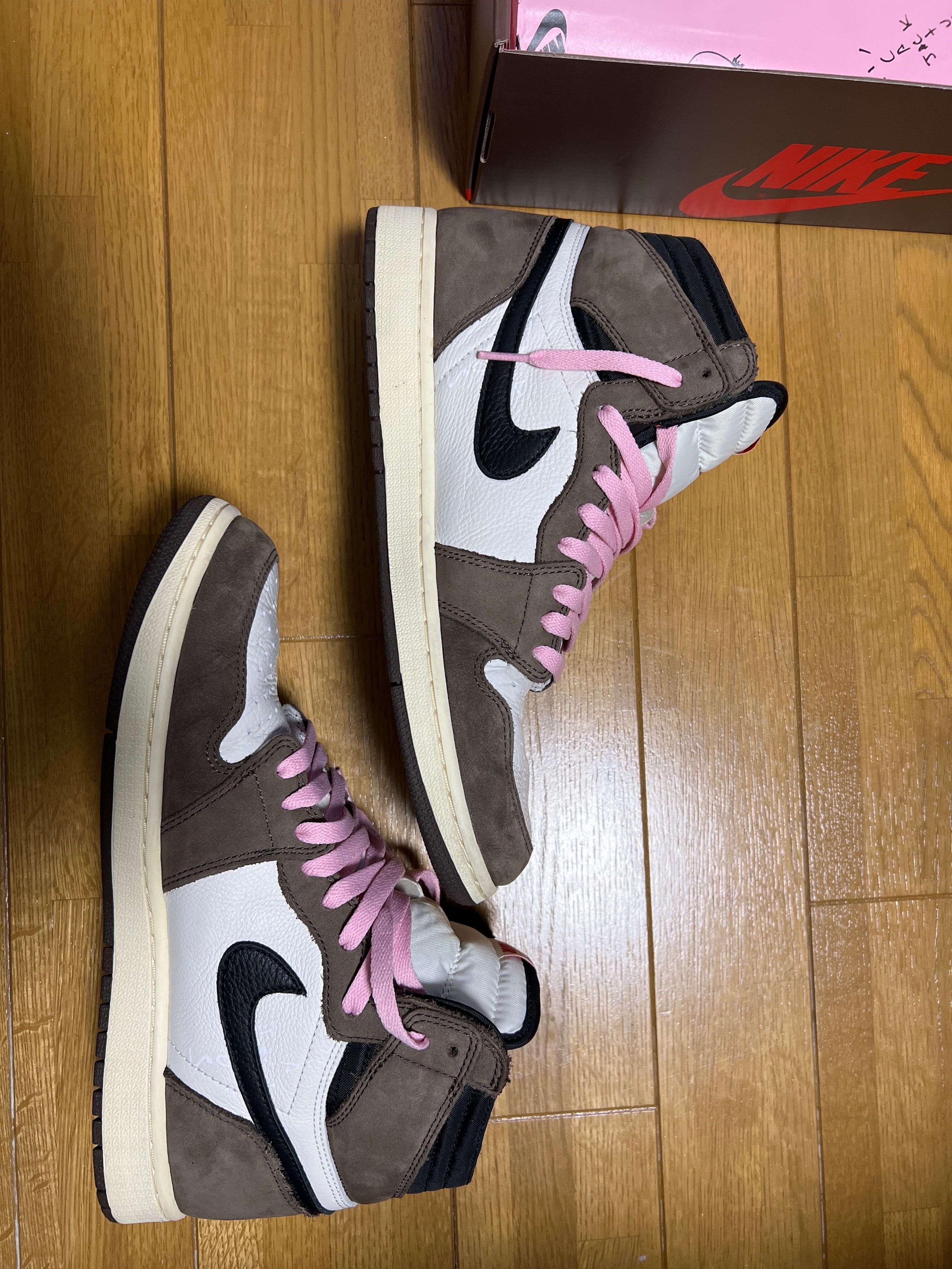 Travis Scott × Nike Air Jordan 1 Retro High OG TS SP "Sail/Dark Mocha"