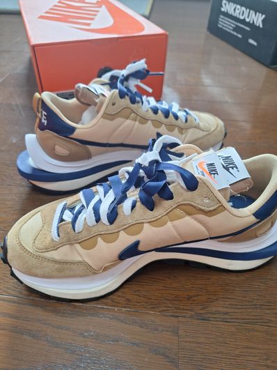 Sacai × Nike Vapor Waffle "Sesame And Blue Void"