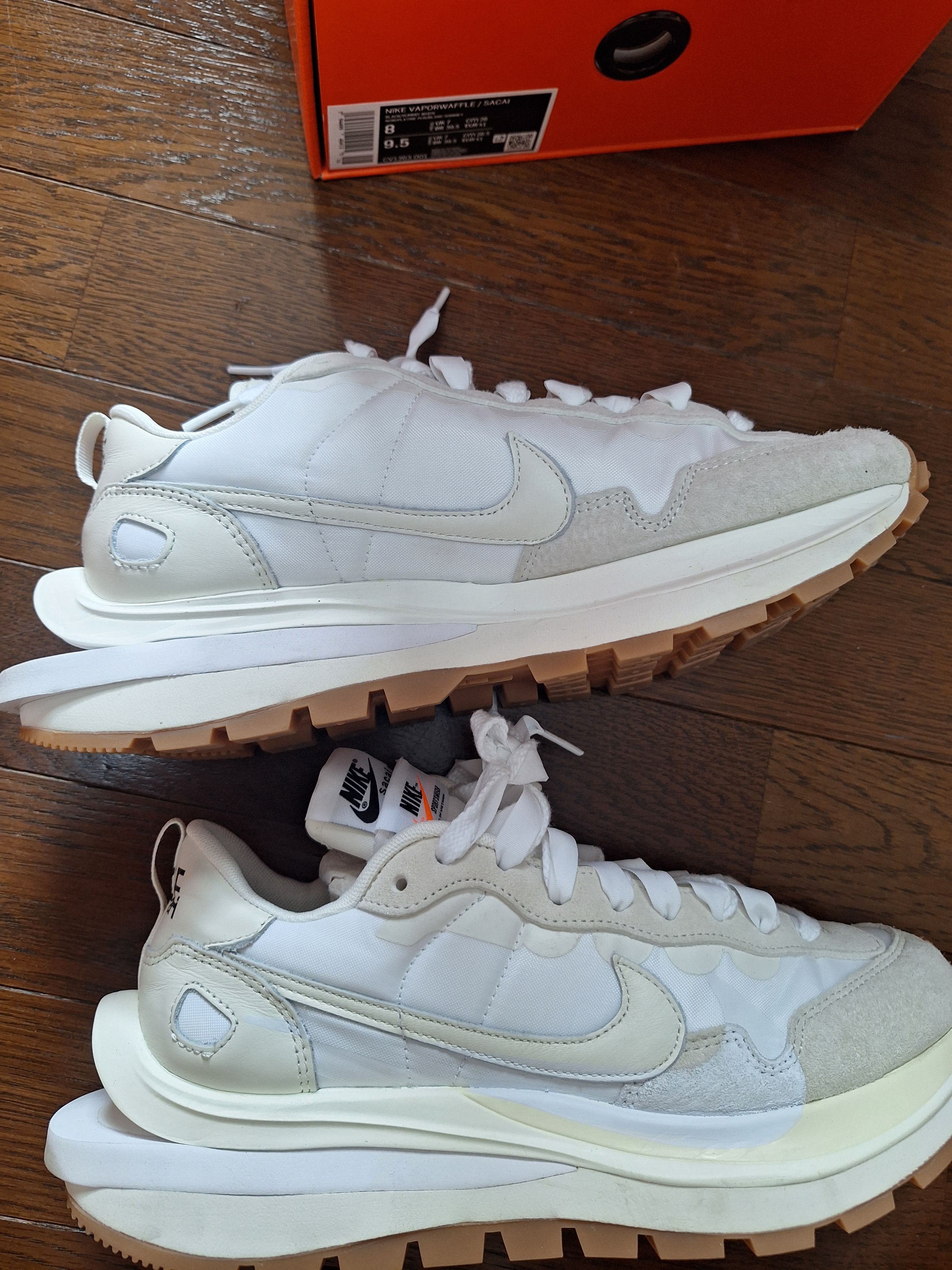 sacai × Nike Vapor Waffle "White Gum"