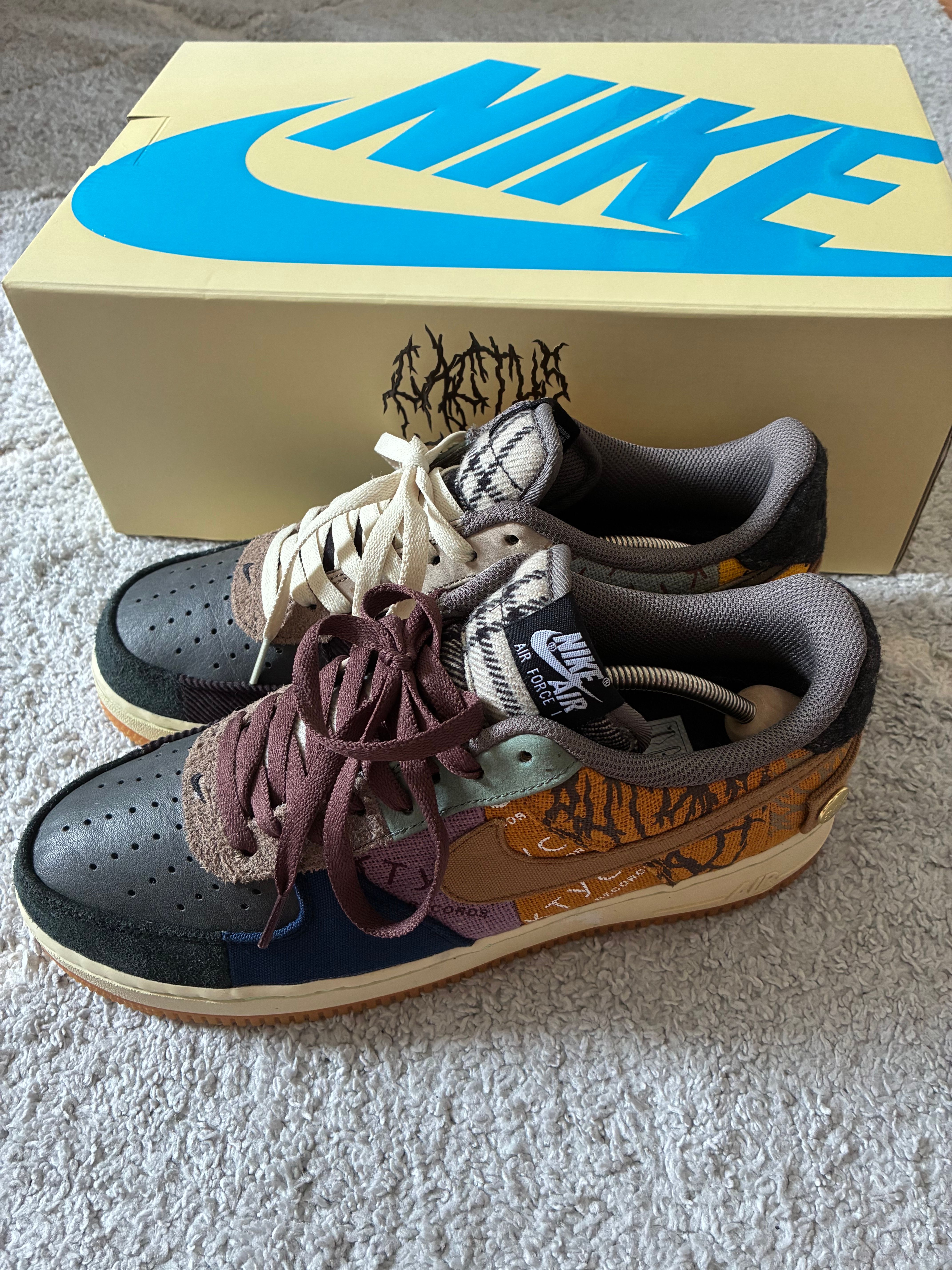 Travis Scott × Nike Air Force 1 Low Cactus Jack "Multi Color"