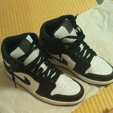 Nike Air Jordan 1 Mid "Panda Elephant/Safari"