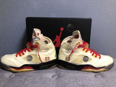 Off-White × Nike Air Jordan 5 "Sail"