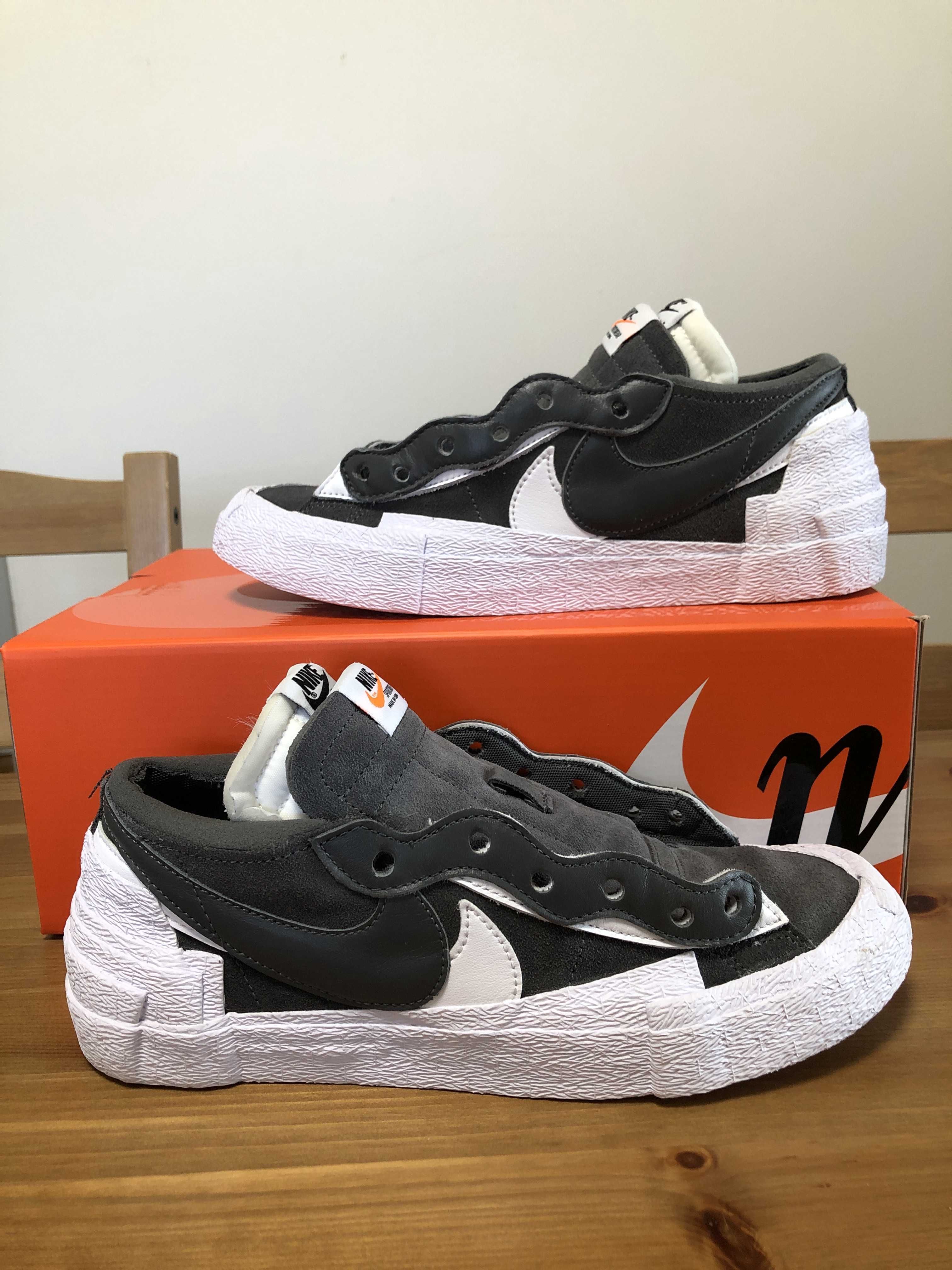 Sacai × Nike Blazer Low "Iron Grey"