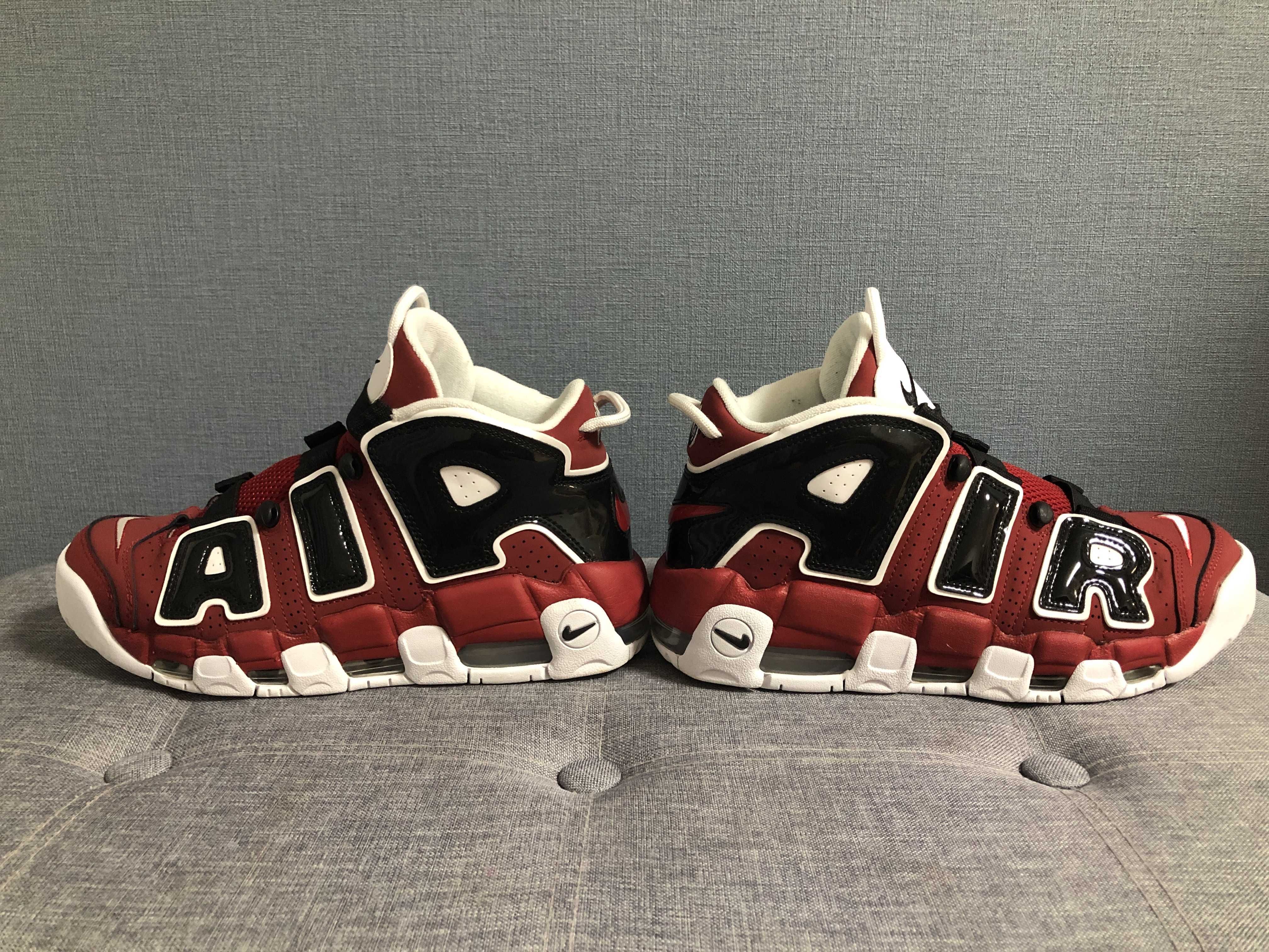 Nike Air More Uptempo ’96 "Black and Varsity Red" (2021) 