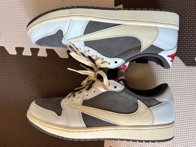 Travis Scott × Nike Air Jordan 1 Low OG SP "Reverse Mocha/Sail and Ridgerock"
