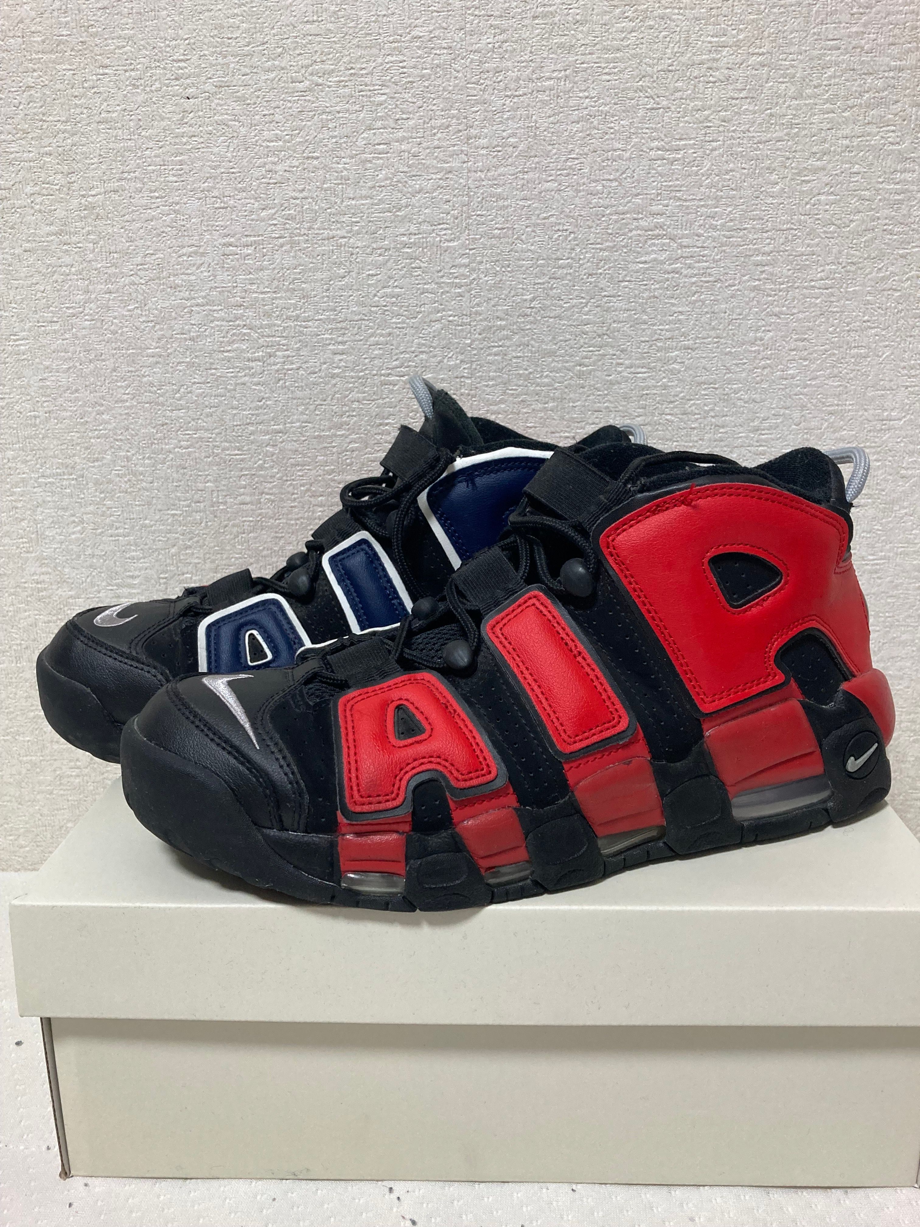 Nike Air More Uptempo '96 "Black and University Red"