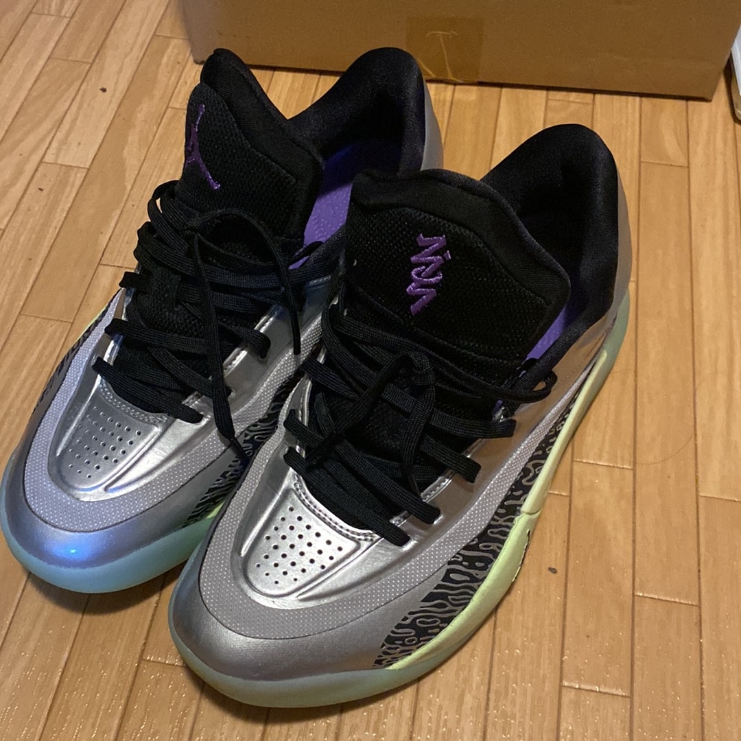 Nike Jordan Zion 4 "Grey Fog/Metallic Silver/Action Grape/Black" (FB1802-005/FD0591-005)
