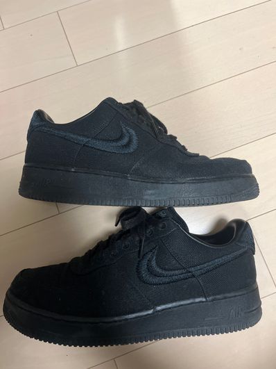 Stussy × Nike Air Force 1 Low "Triple Black"