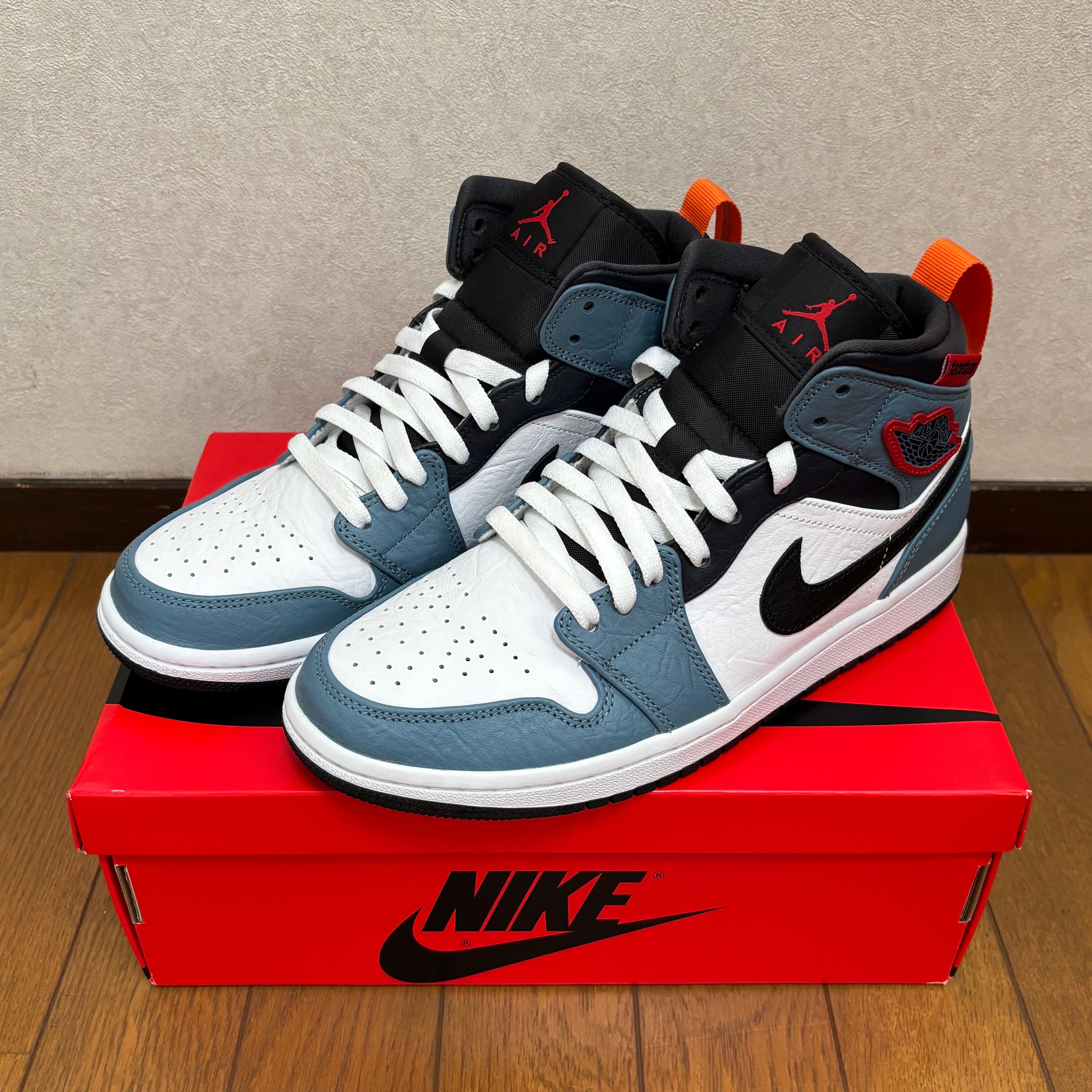 FACETASM × Nike Air Jordan 1 Mid "White/Navy"