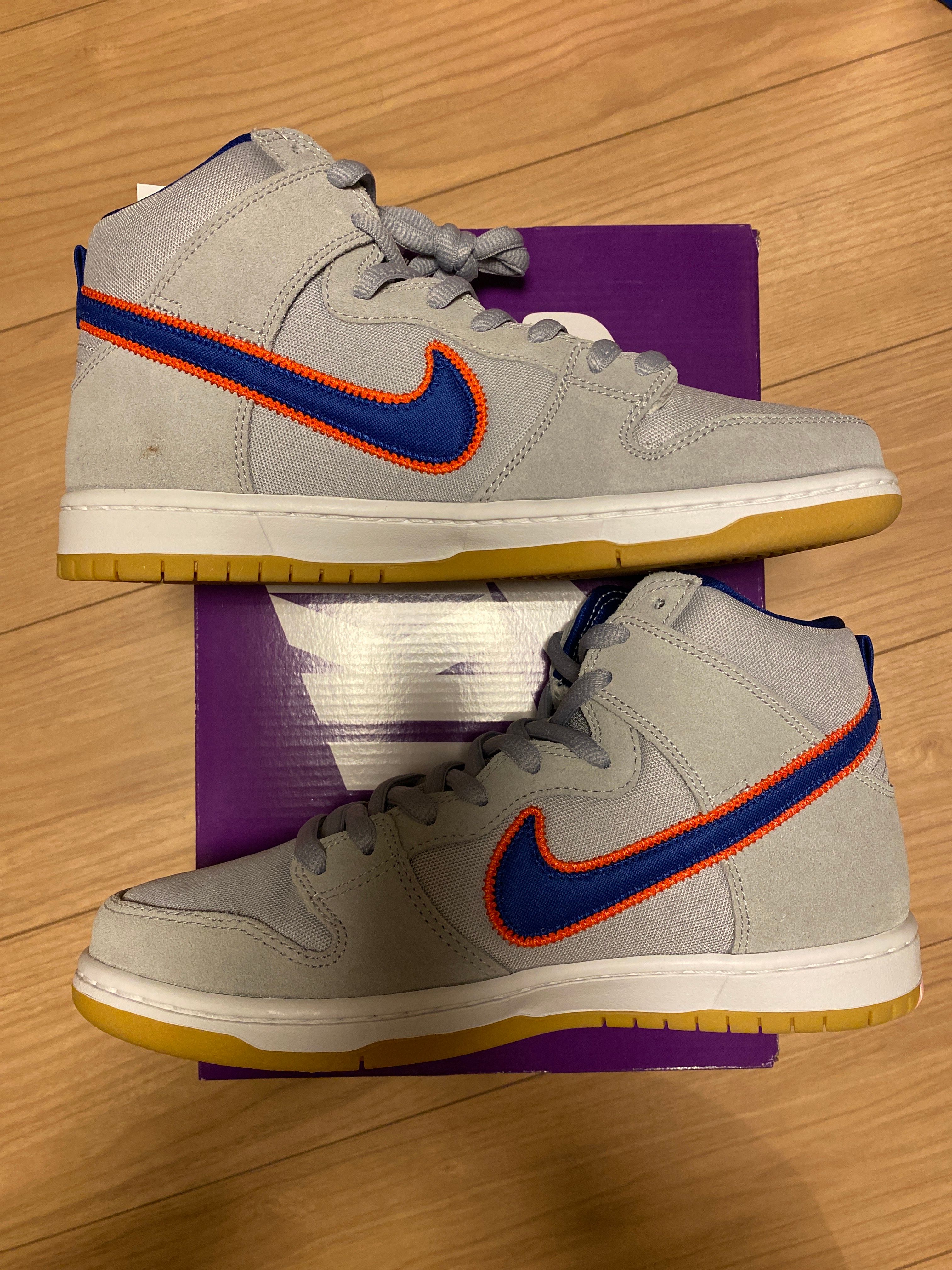 Nike SB Dunk High "Rush Blue and Team Orange/New York Mets"