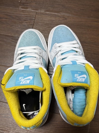 FTC × Nike SB Dunk Low "White/Blue"