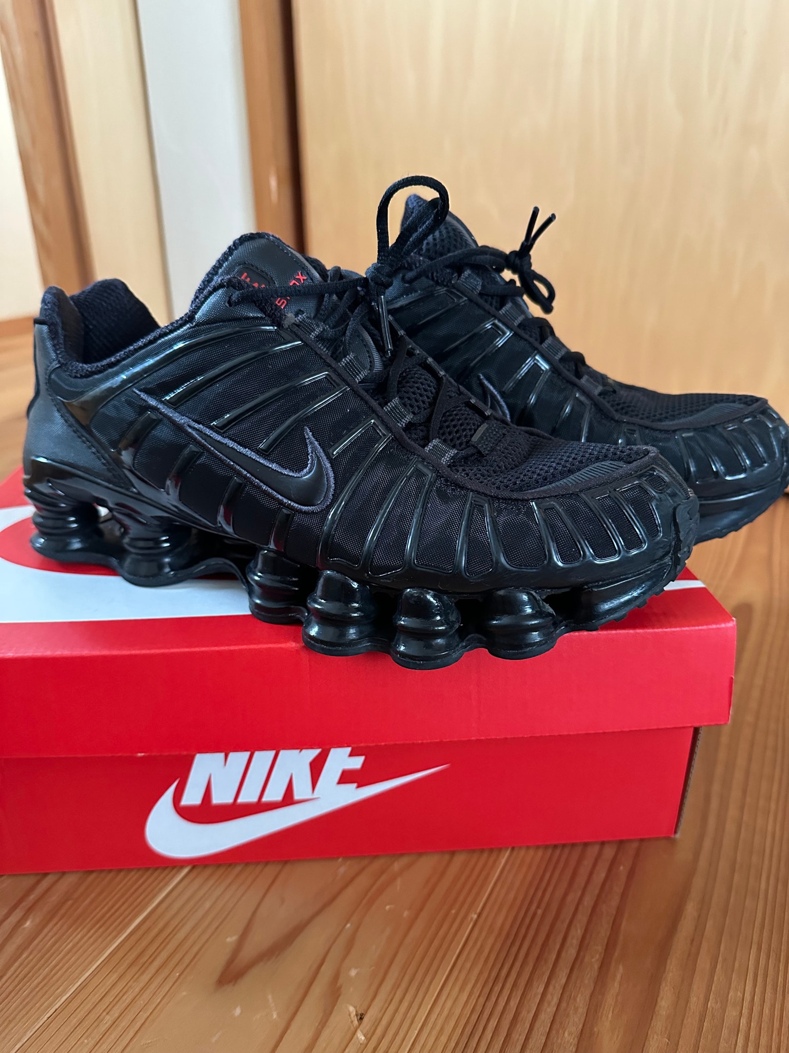 Nike Women's Shox TL "Black and Max Orange"