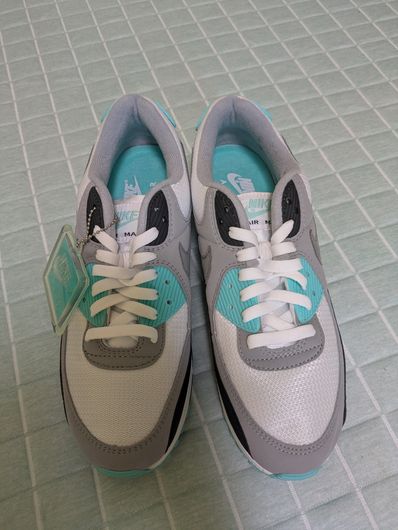 NIKE AIR MAX 90 "HYPER TURQUOISE/PARTICLE GREY"