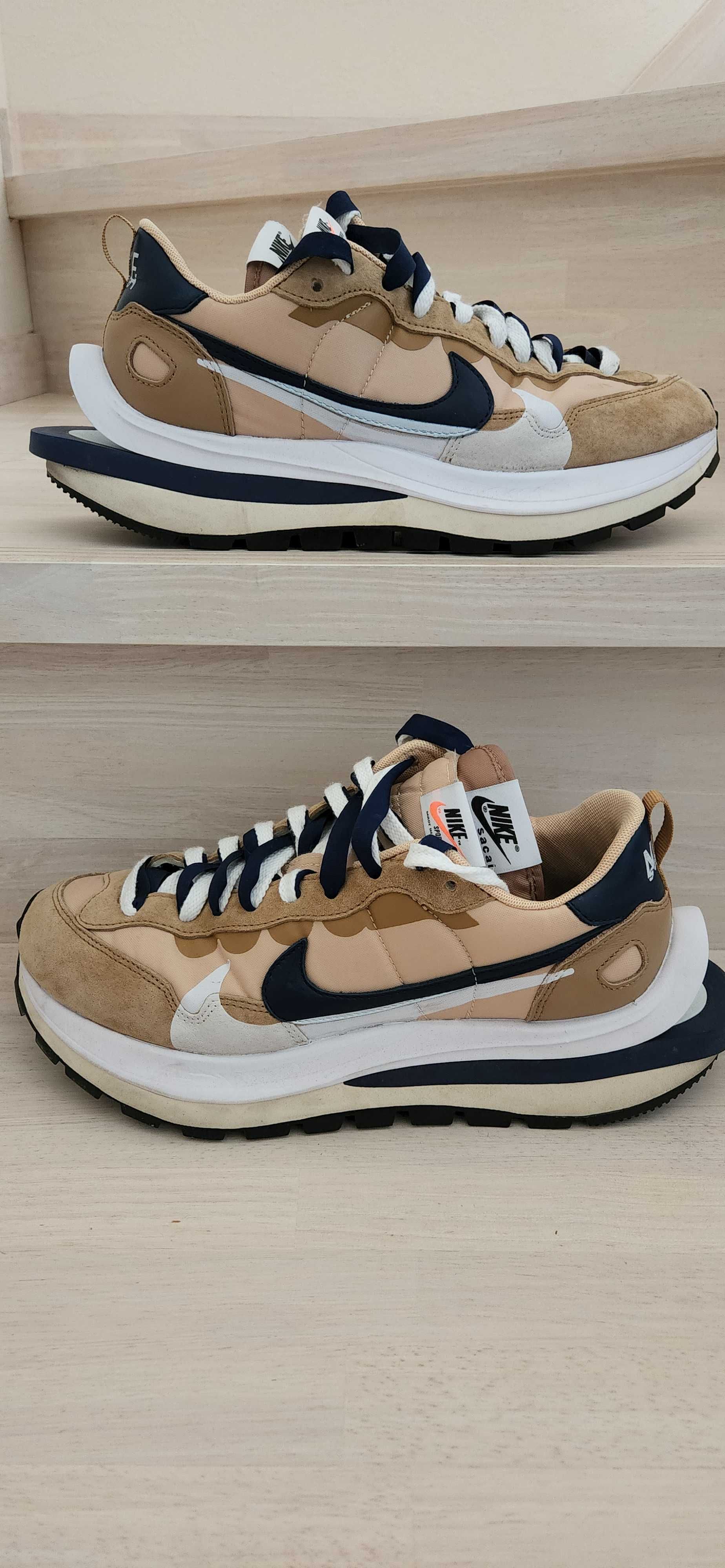 Sacai × Nike Vapor Waffle "Sesame And Blue Void"