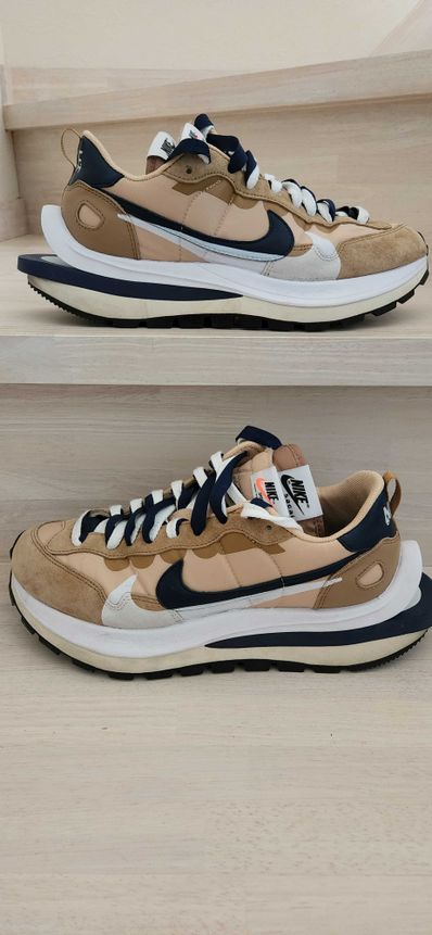 Sacai × Nike Vapor Waffle "Sesame And Blue Void"