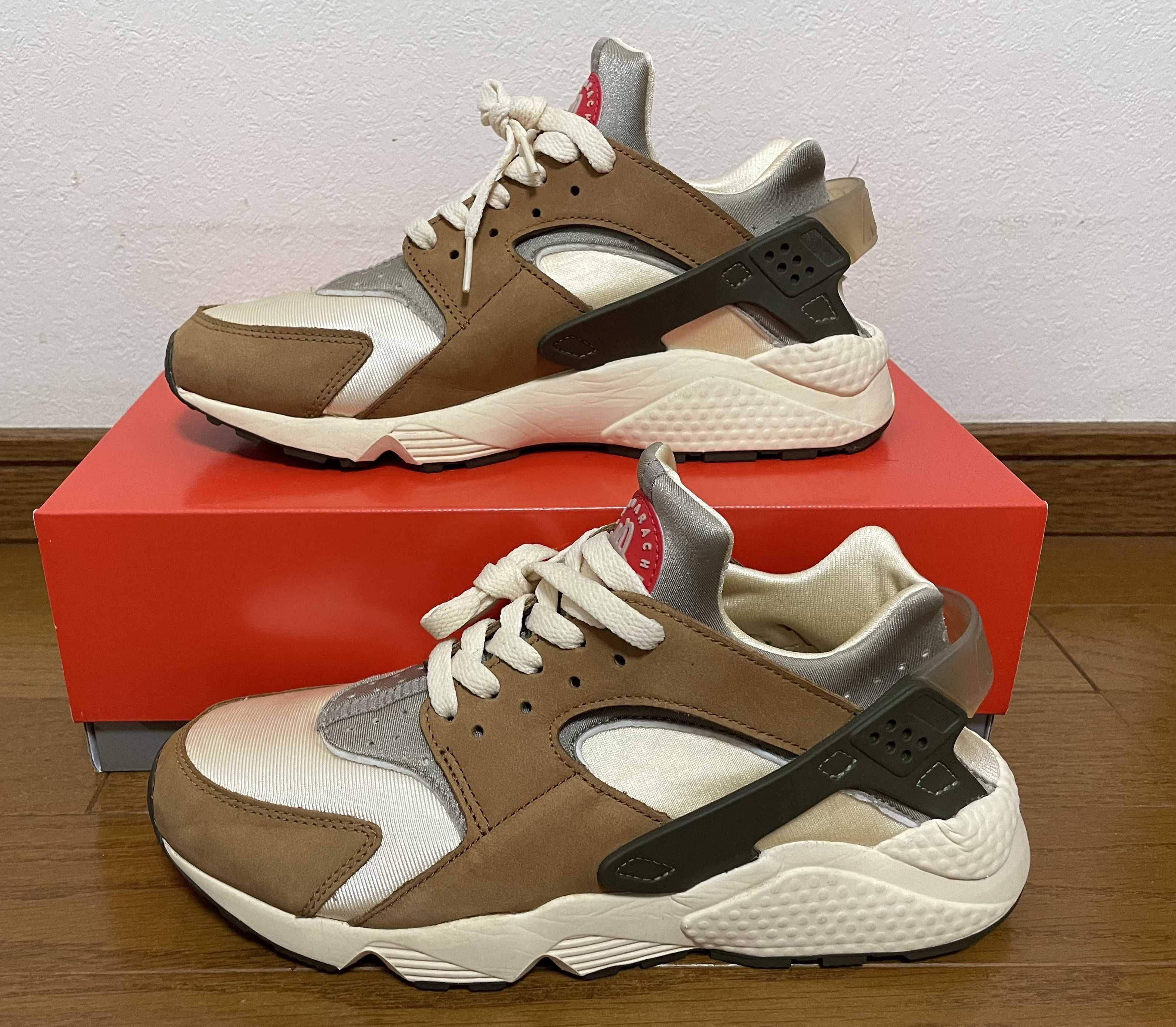Stussy × Nike Air Huarache "Desert Oak"