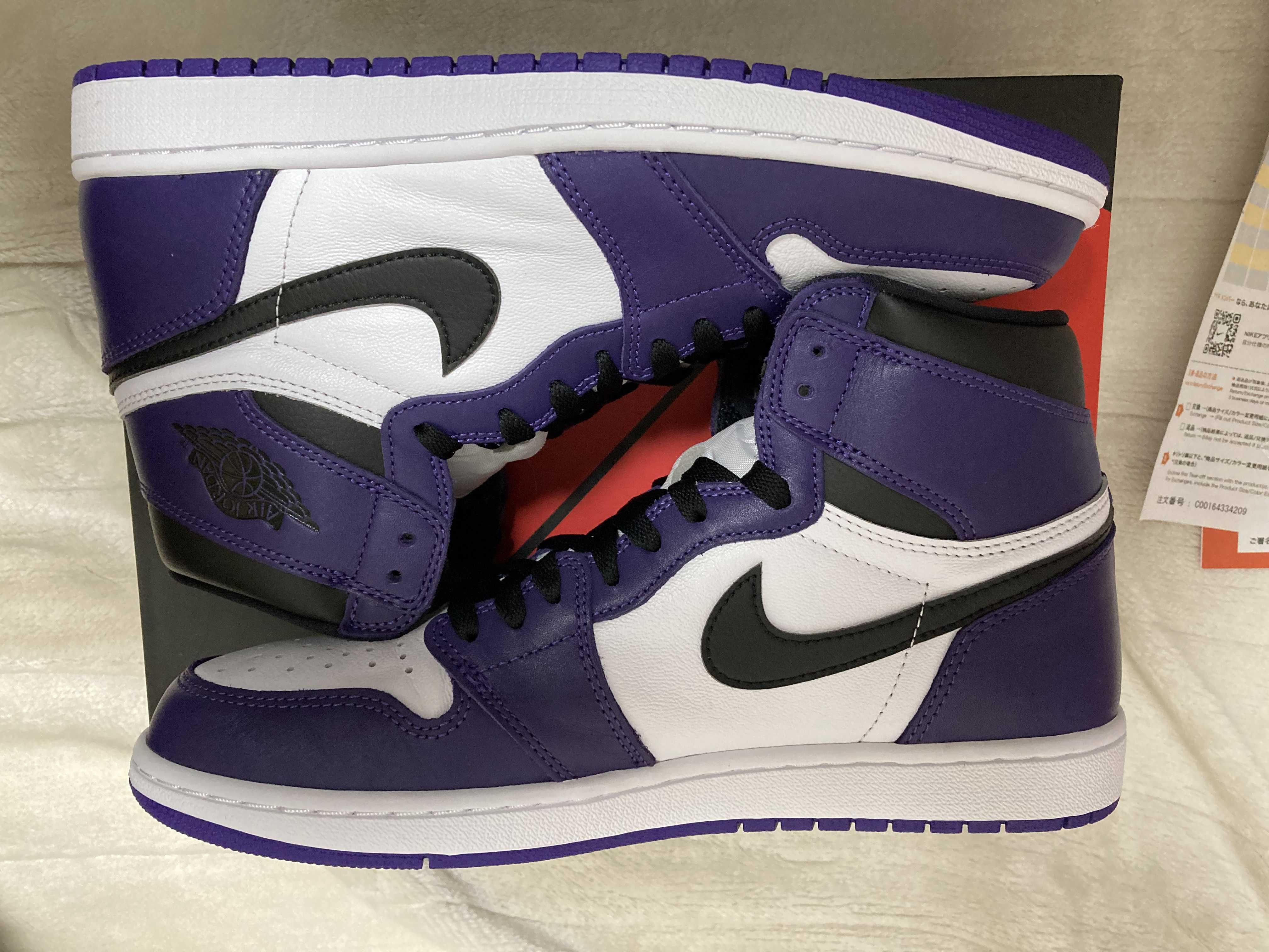 Nike Air Jordan 1 Retro High OG "Court Purple White/Black" (2020)   