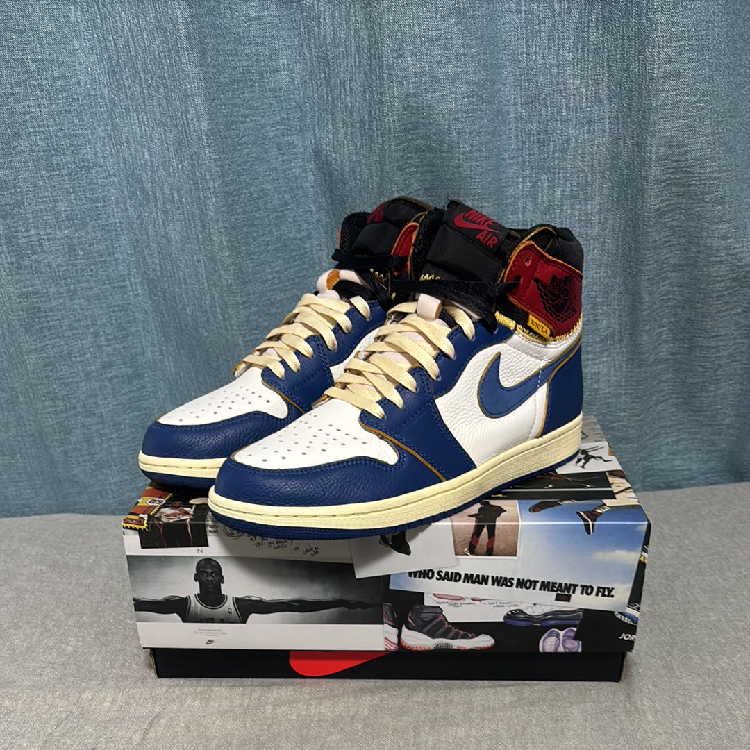 Union × Nike Air Jordan 1 Retro High OG NRG "Storm Blue/Varsity Red"