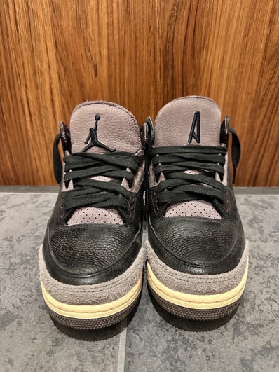 A Ma Maniere × Nike Women's Air Jordan 3 Retro OG SP "Black and Flat Pewter/WYWS"