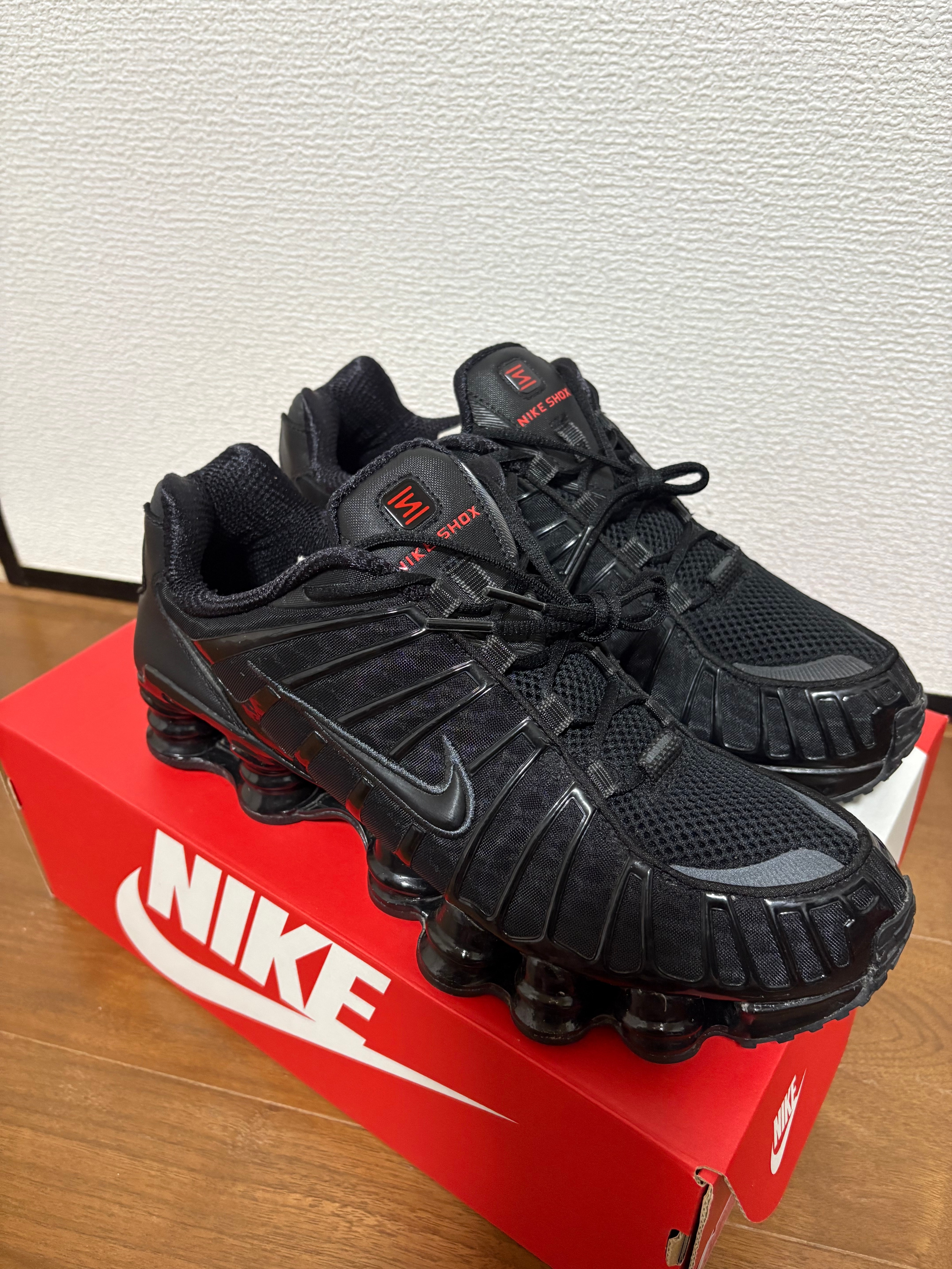 Nike Shox TL "Black/Metallic Hematite/Max Orange/Black"