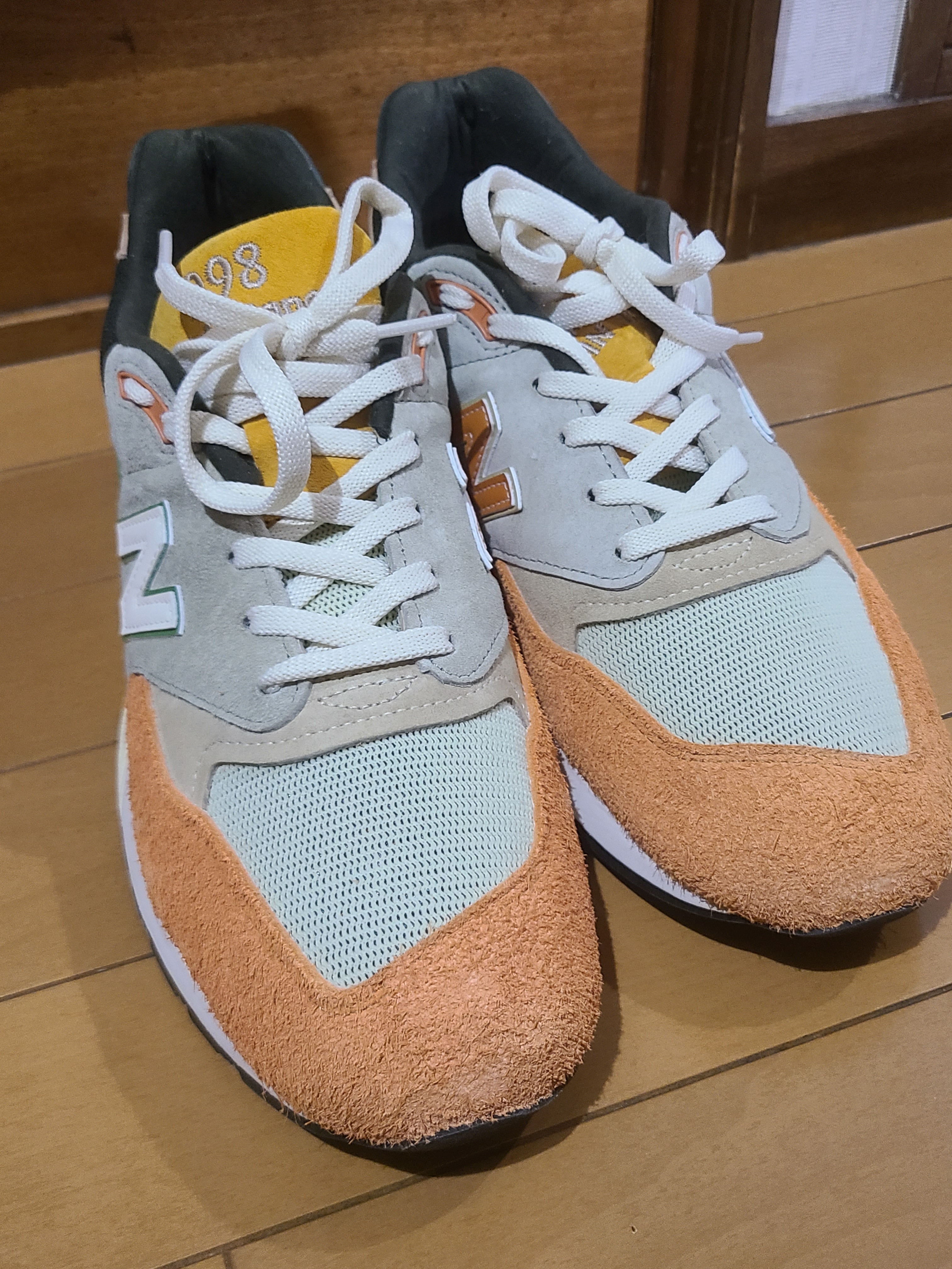 キス / ロニー・ファイグ アンド ザ フランク ロイド ライト ファウンデーション × ニューバランス 998 "アロエウォッシュ/アプリコットバフ"