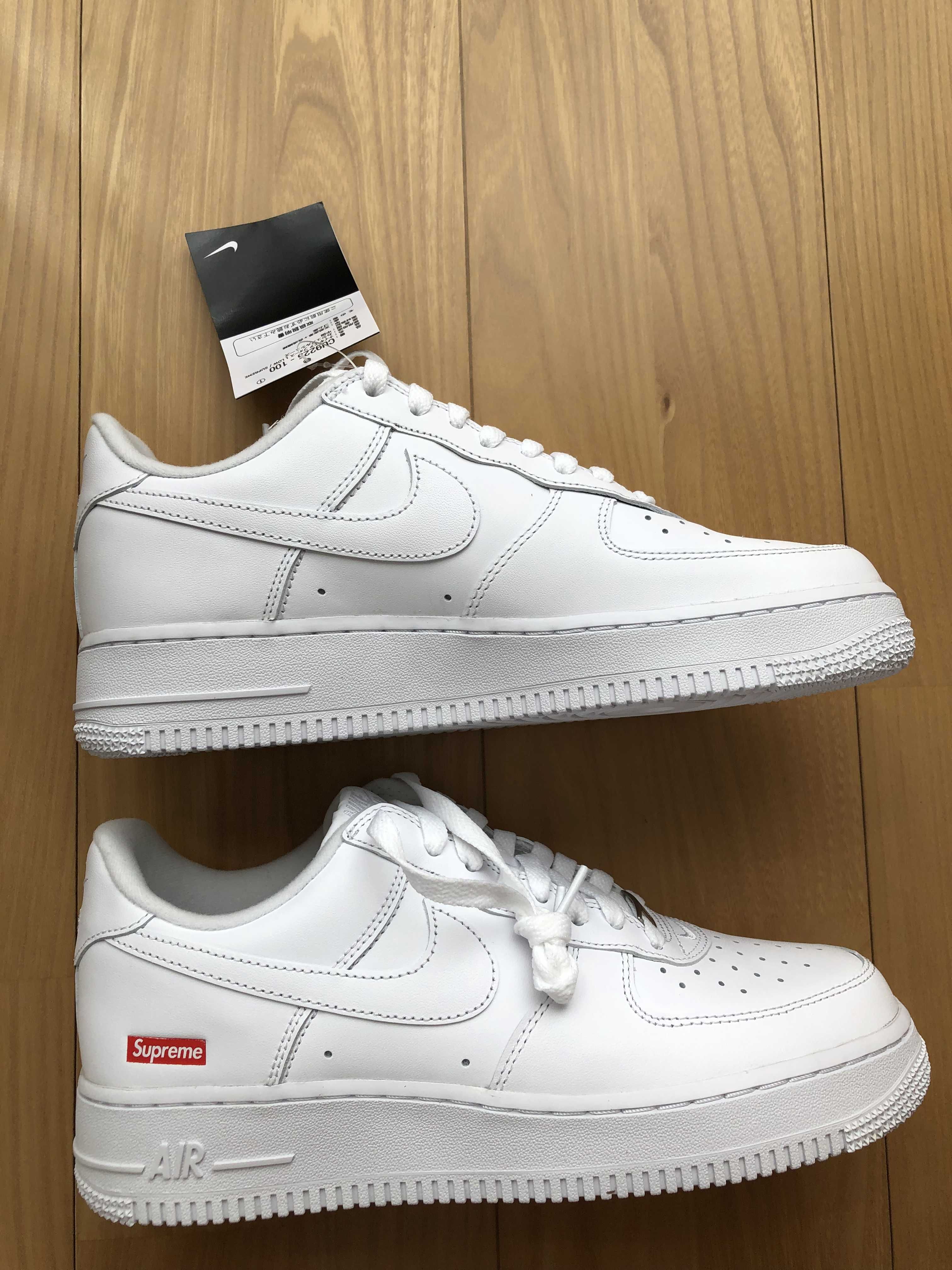 Supreme × Nike Air Force 1 Low "White"