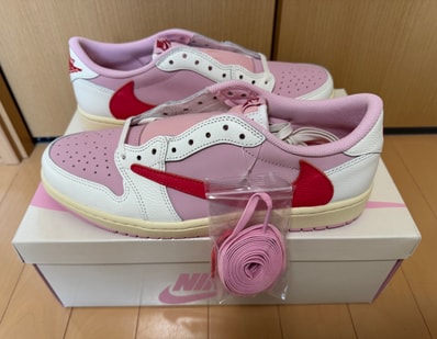 Travis Scott × Nike Air Jordan 1 Retro Low OG "Sail/Tropical Pink"