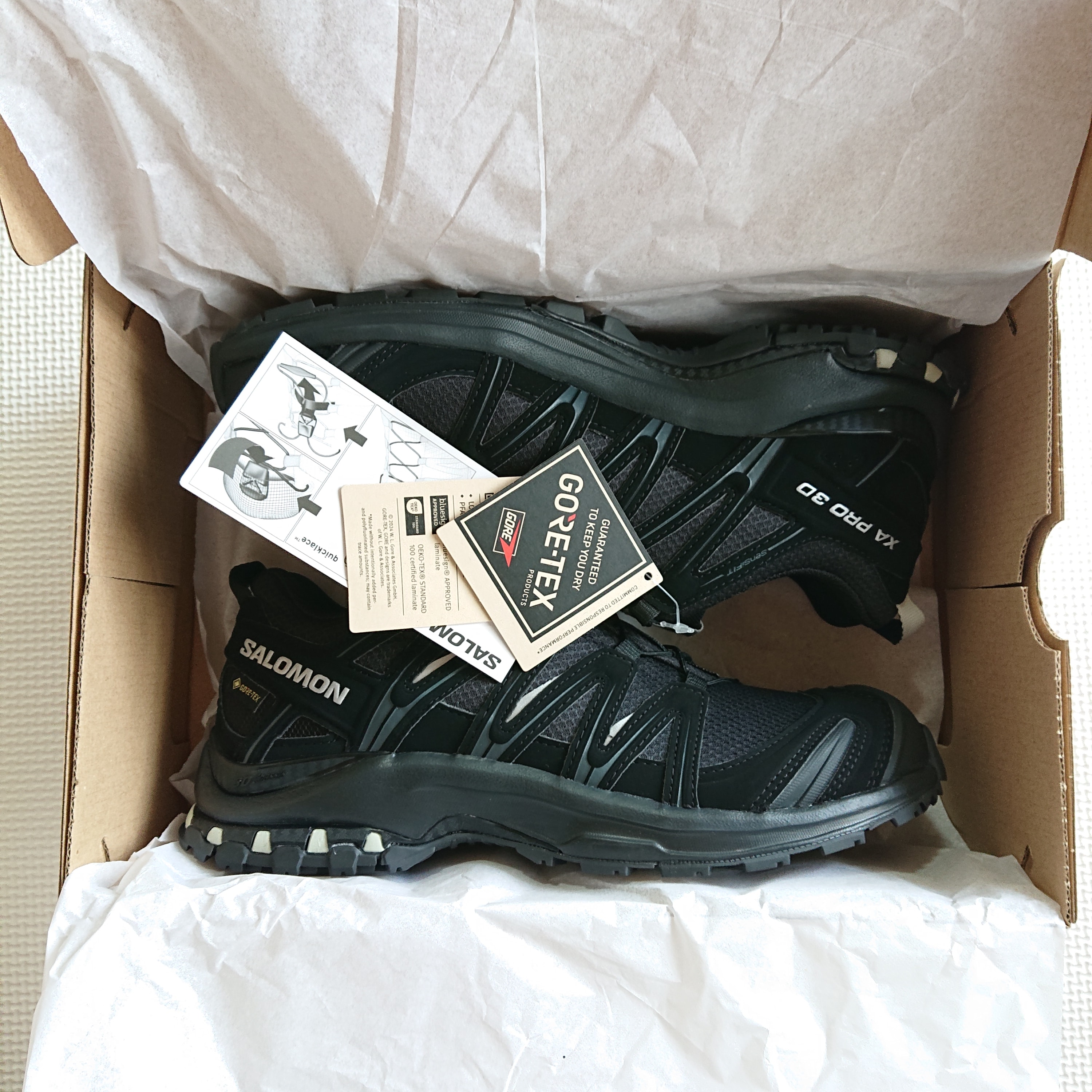 Salomon Women's XA Pro 3D GORE-TEX "Black/Mineral Grey"