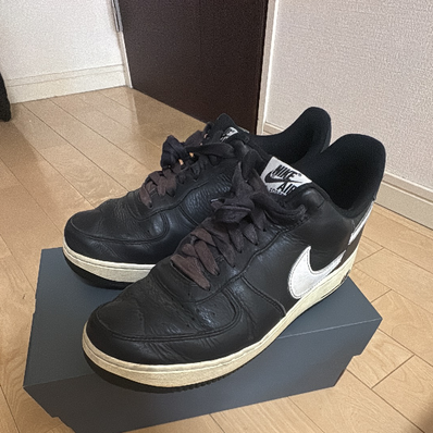 Supreme × COMME des GARCONS SHIRT × Nike Air Force 1 Low "Black/White" (2018)