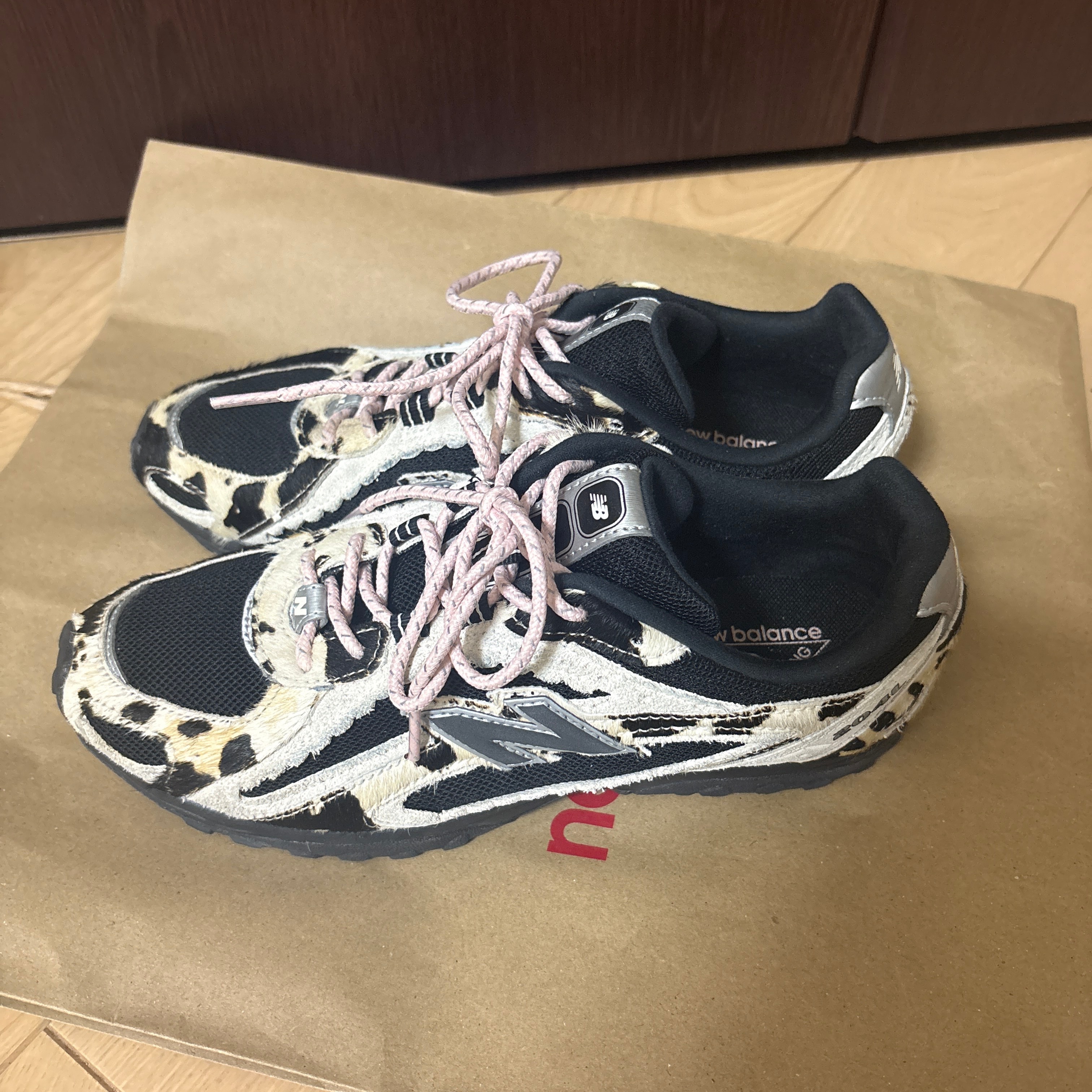 New Balance Women's 204L "Black Cow Print"