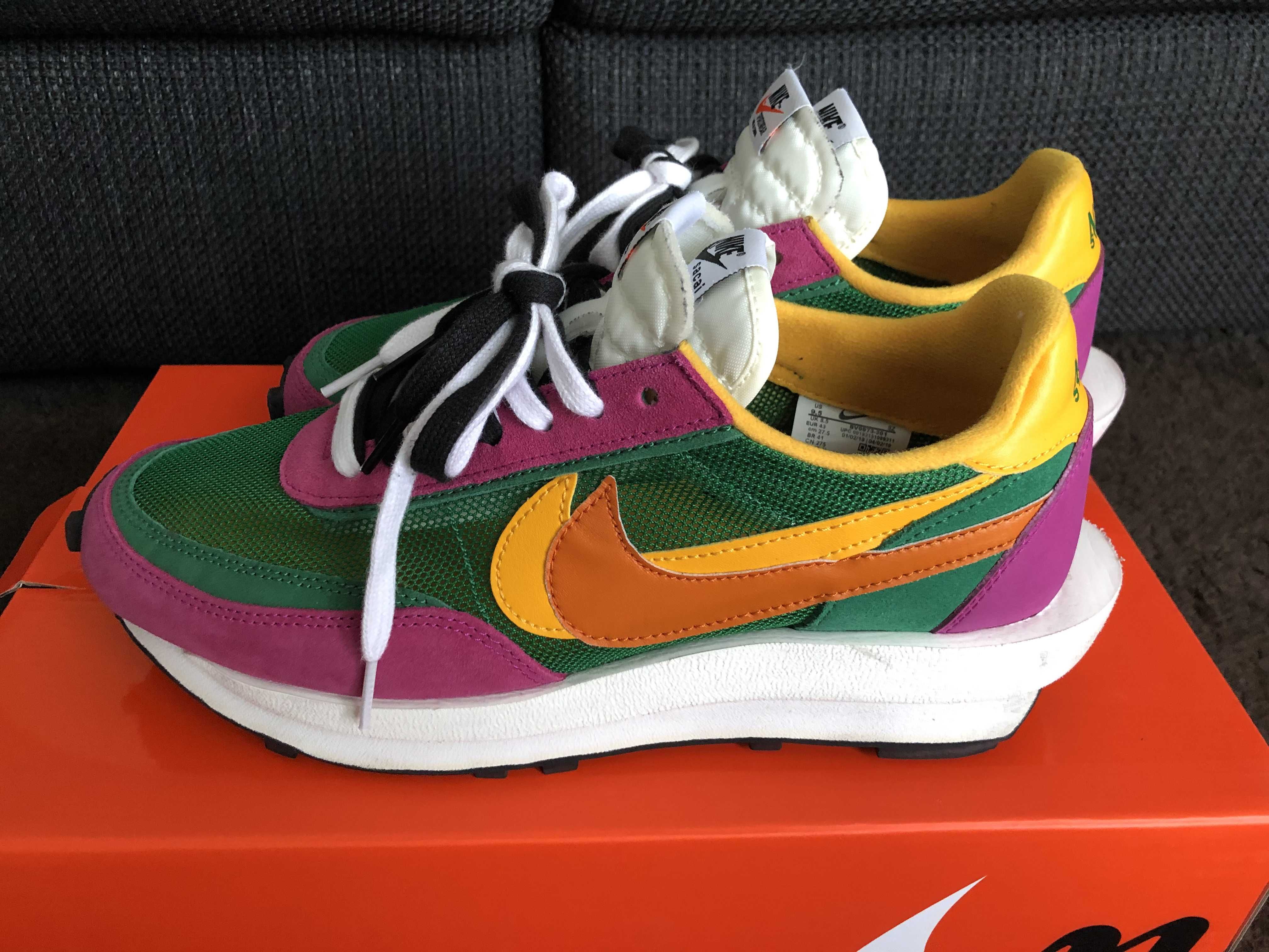 sacai × NIKE LDV WAFFLE "PINE GREEN"