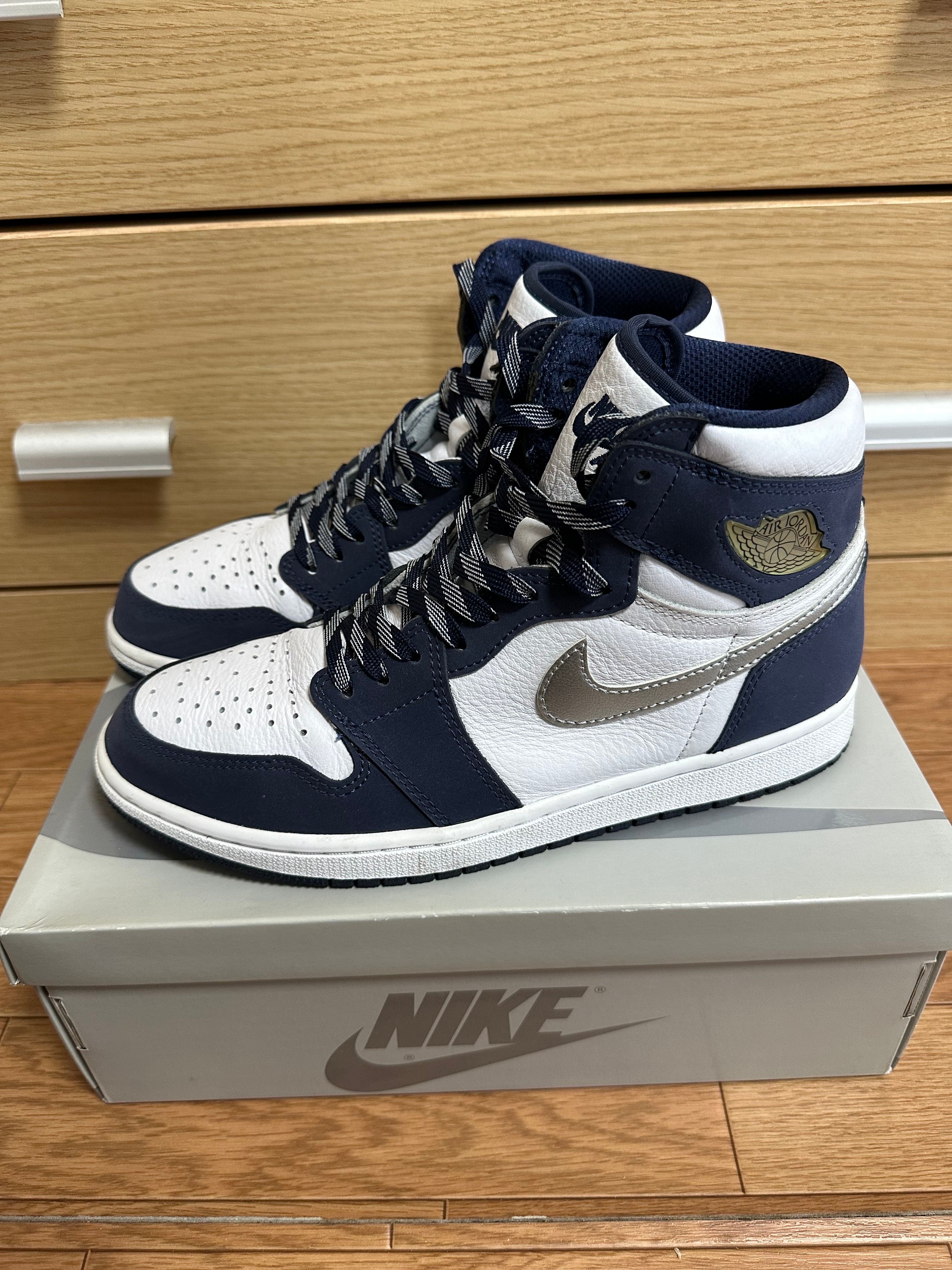 Nike Air Jordan 1 High OG CO.JP "White/Midnight Navy" (2020)(ブリーフケースなし)