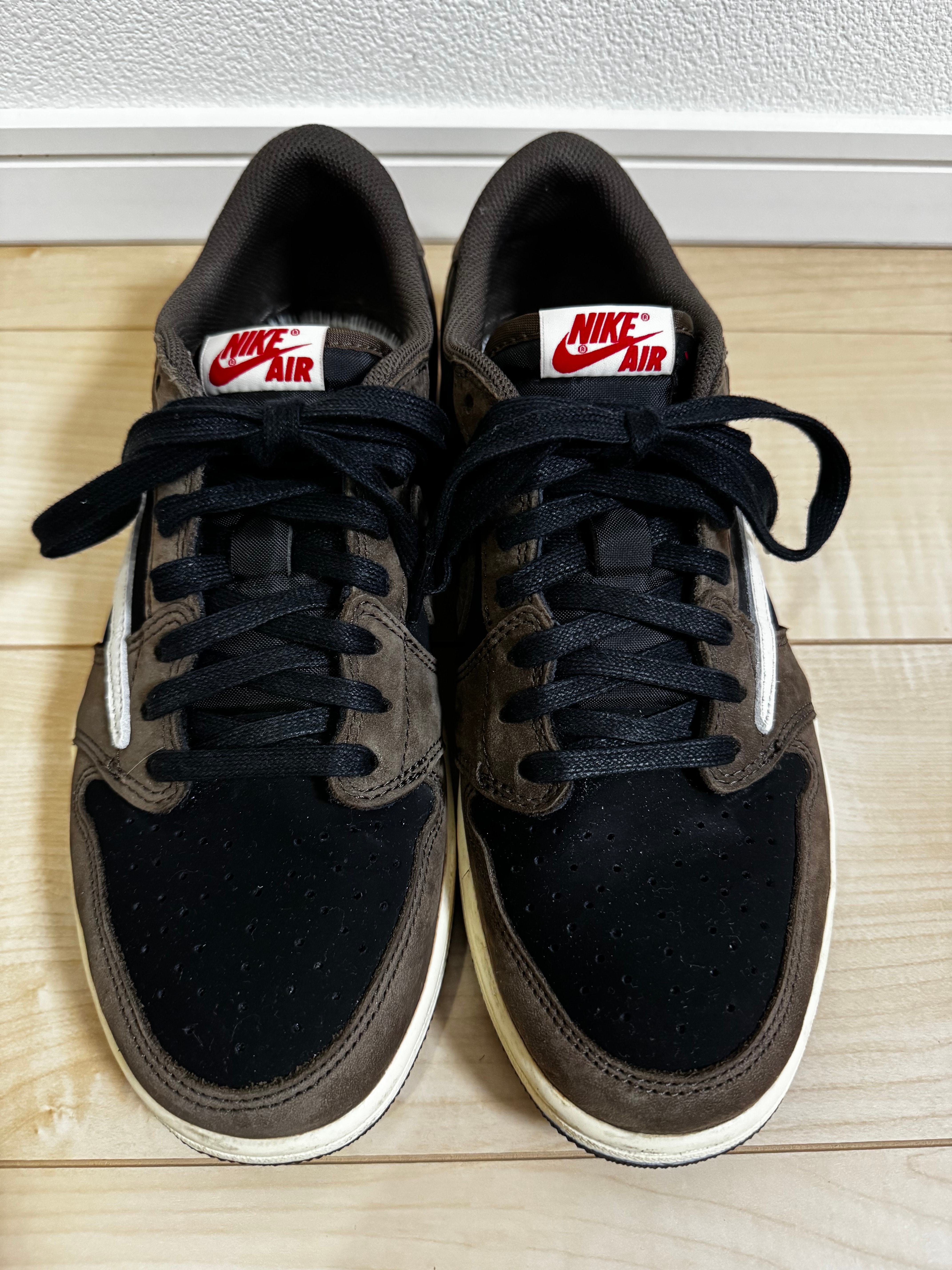 Travis Scott × Nike Air Jordan 1 Low OG SP-T "Black/Dark Mocha"