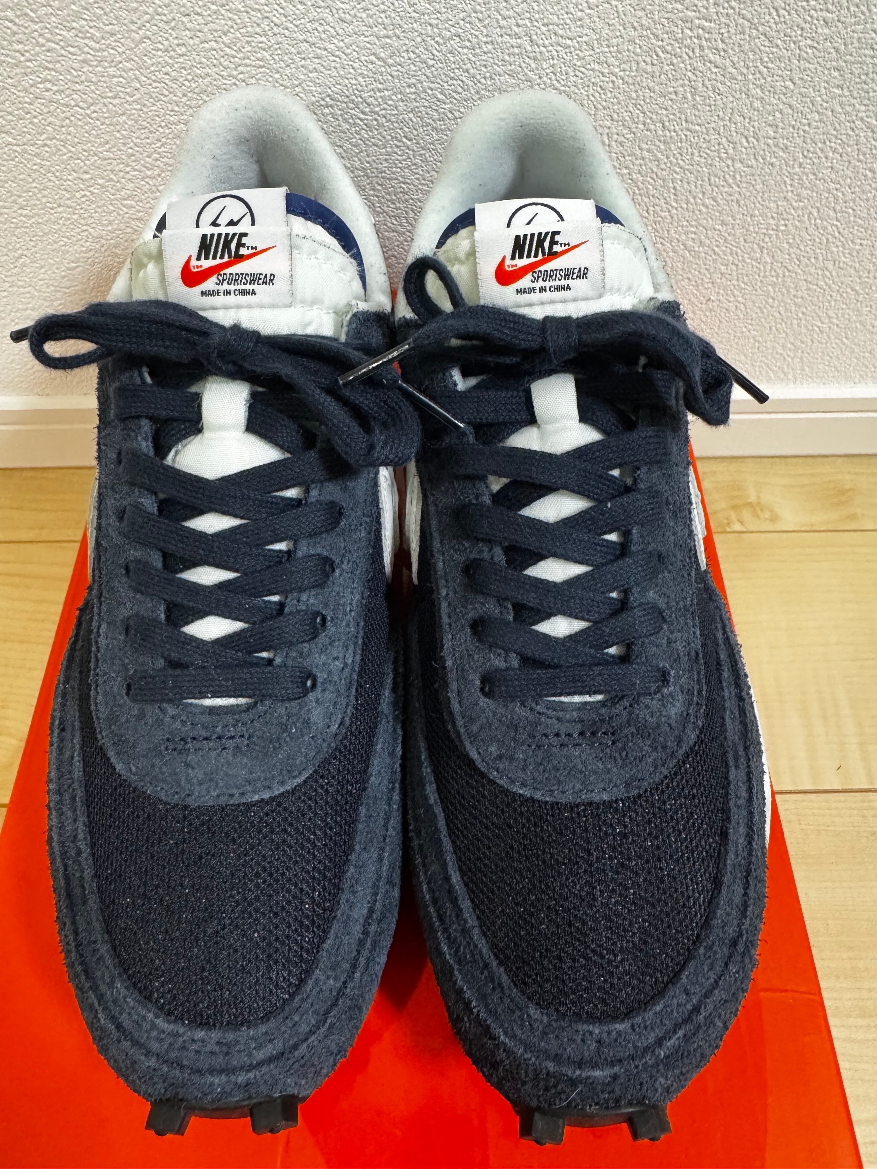 Fragment × sacai × Nike LD Waffle "Blackended Blue"