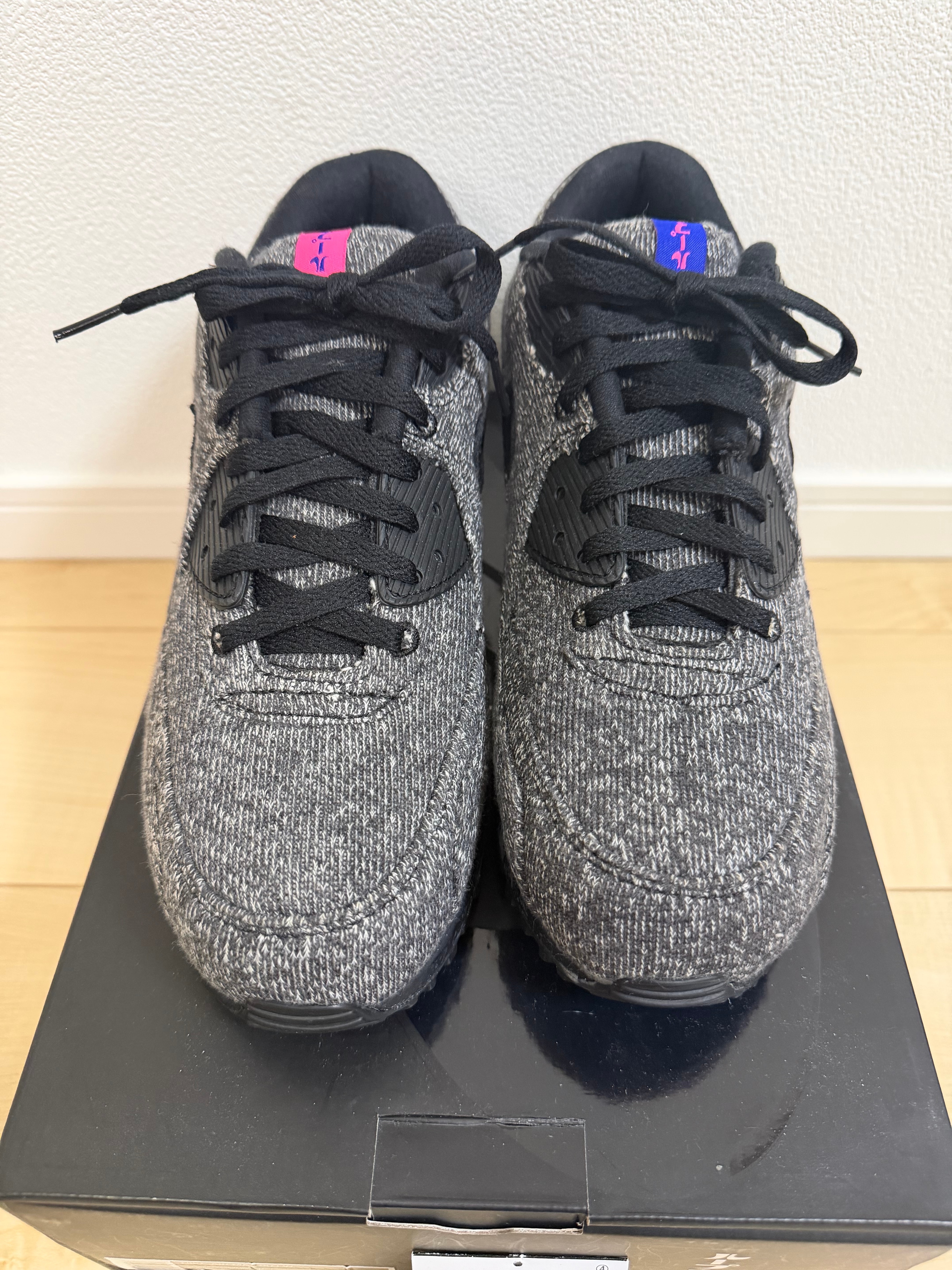 LOOPWHEELER × Nike Air Max 90 "Grey/Black"